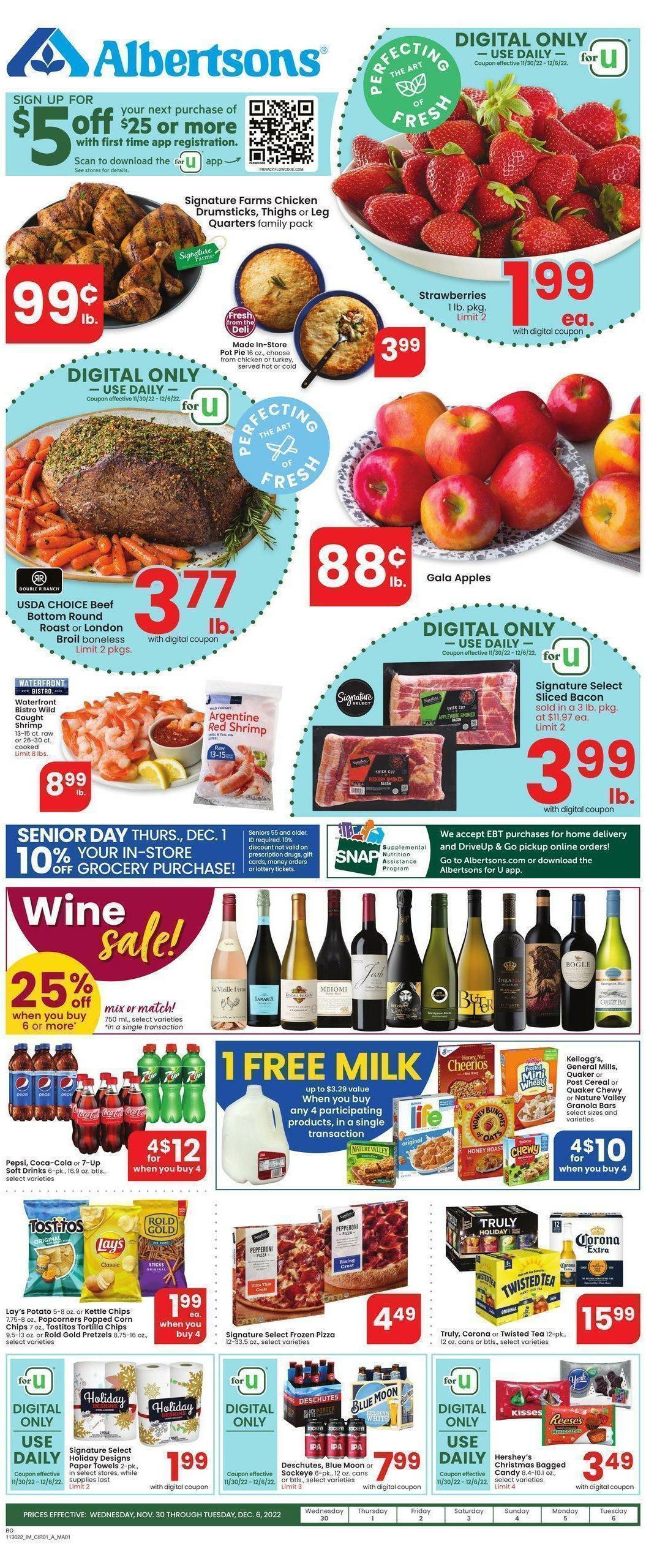 Albertsons Weekly Ad from November 30