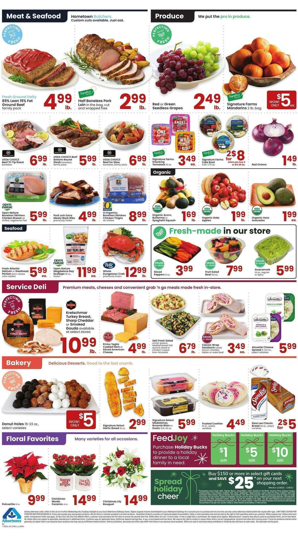 Albertsons Weekly Ad from November 30