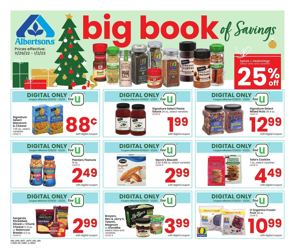 Albertsons Big Book of Savings Weekly Ad from November 29