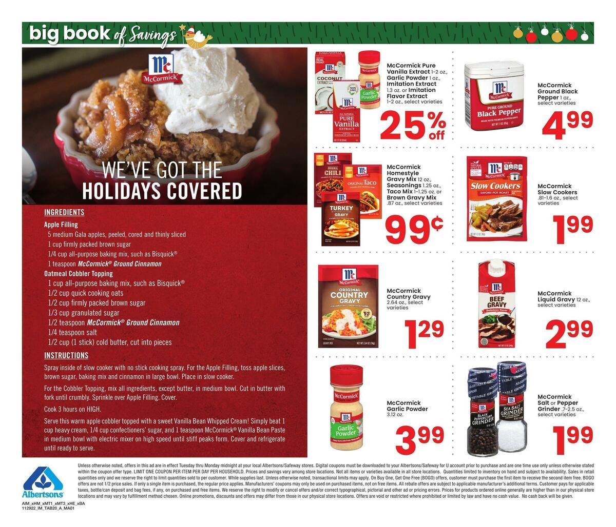 Albertsons Big Book of Savings Weekly Ad from November 29