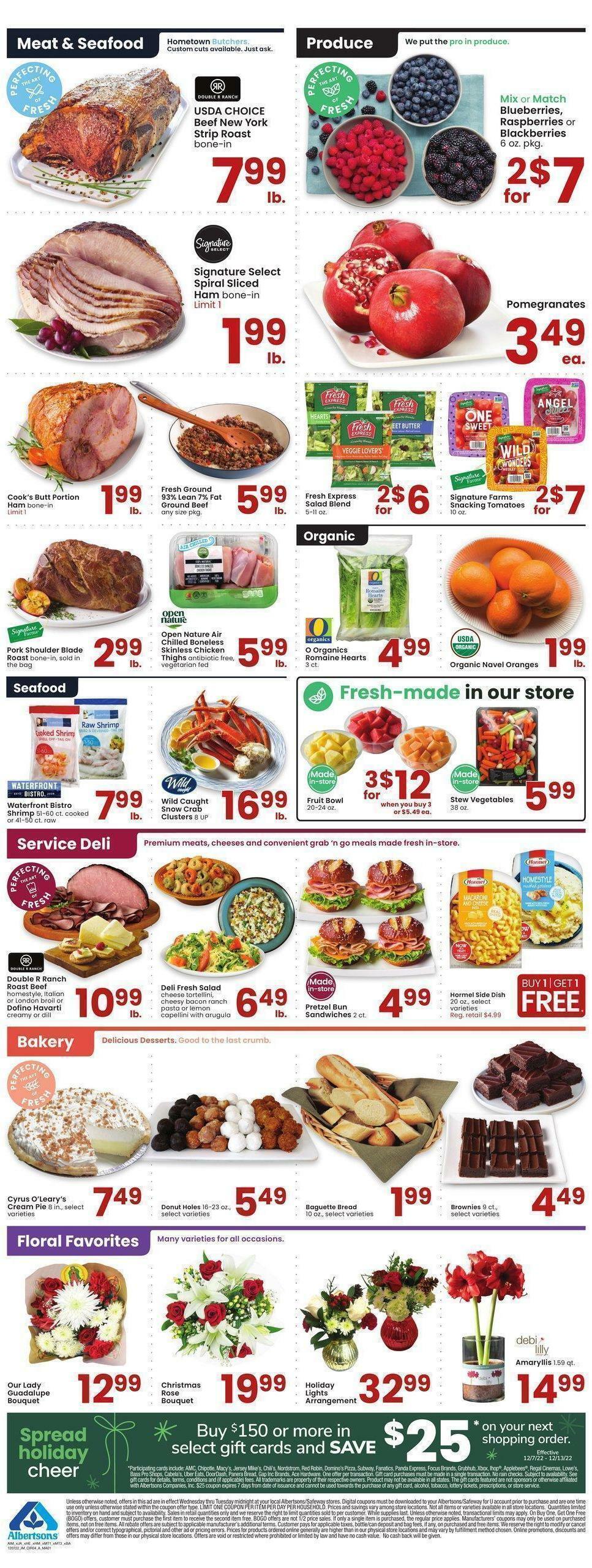 Albertsons Weekly Ad from December 7