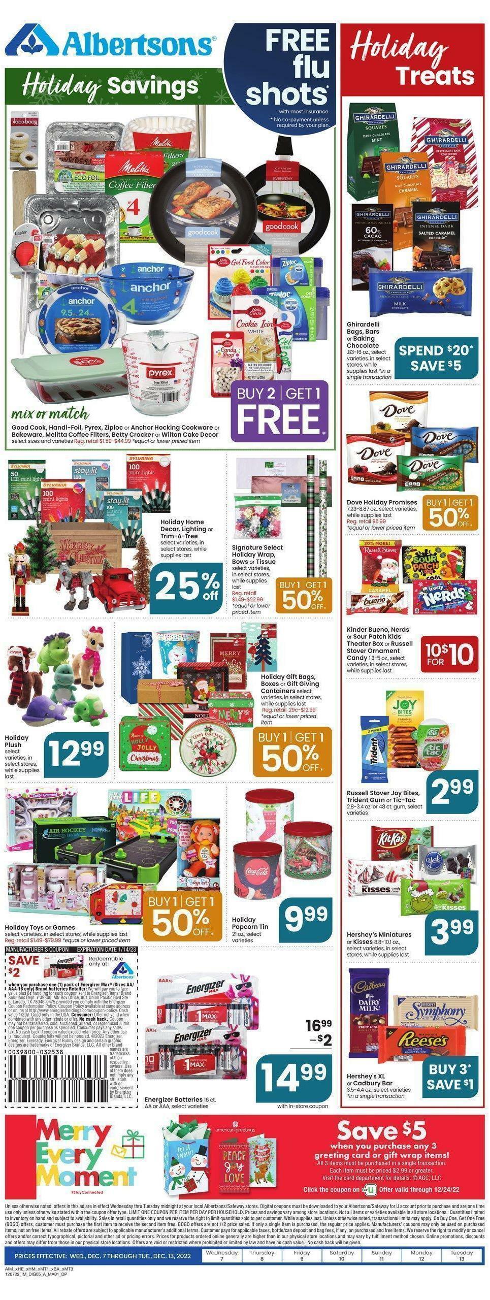 Albertsons Weekly Ad from December 7