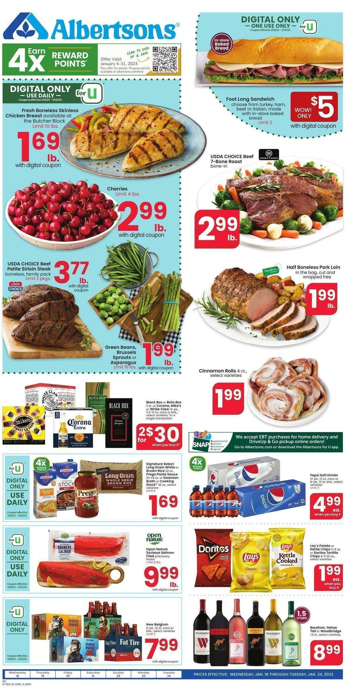 Albertsons Weekly Ad from January 18