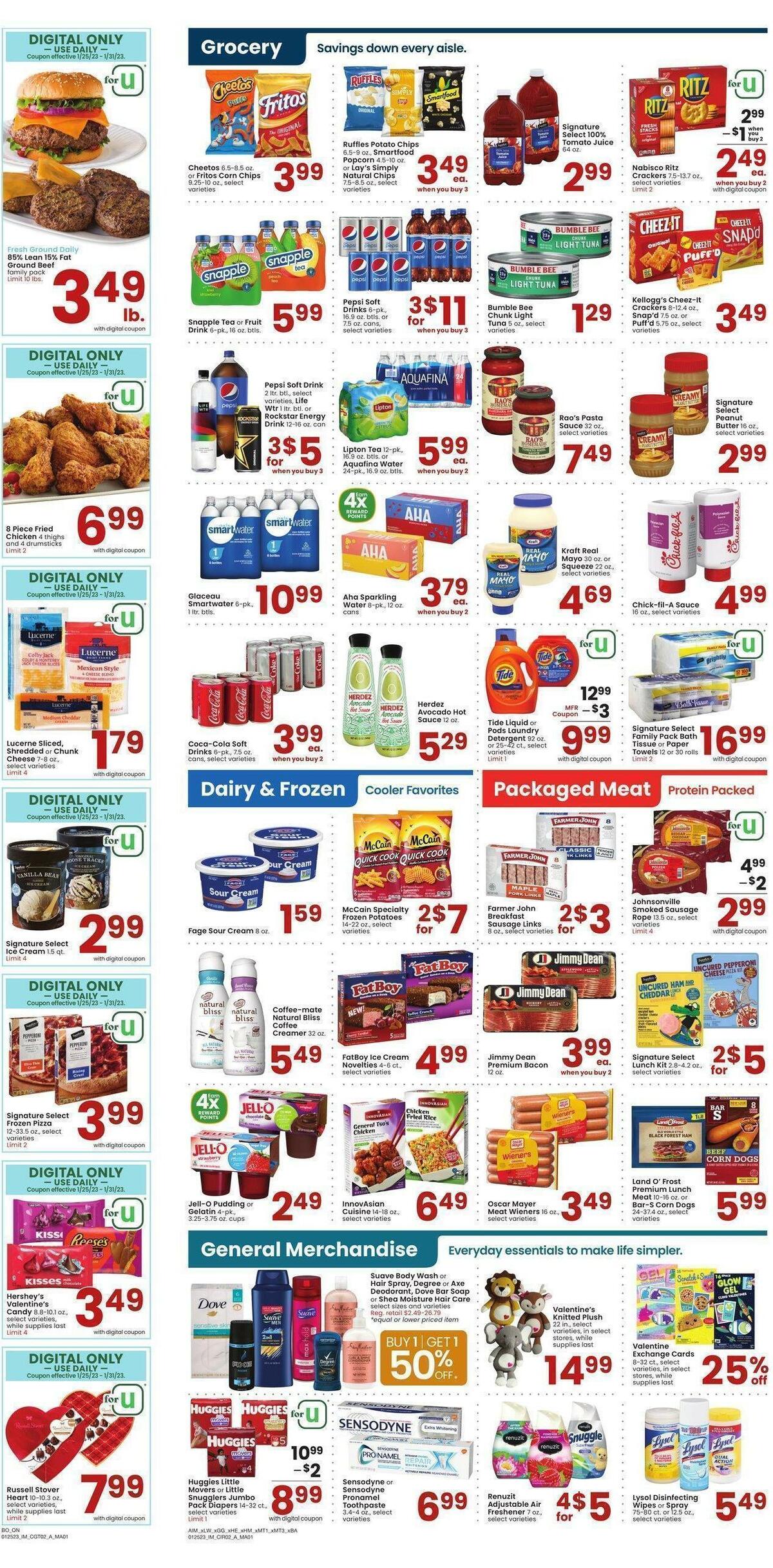 Albertsons Weekly Ad from January 25