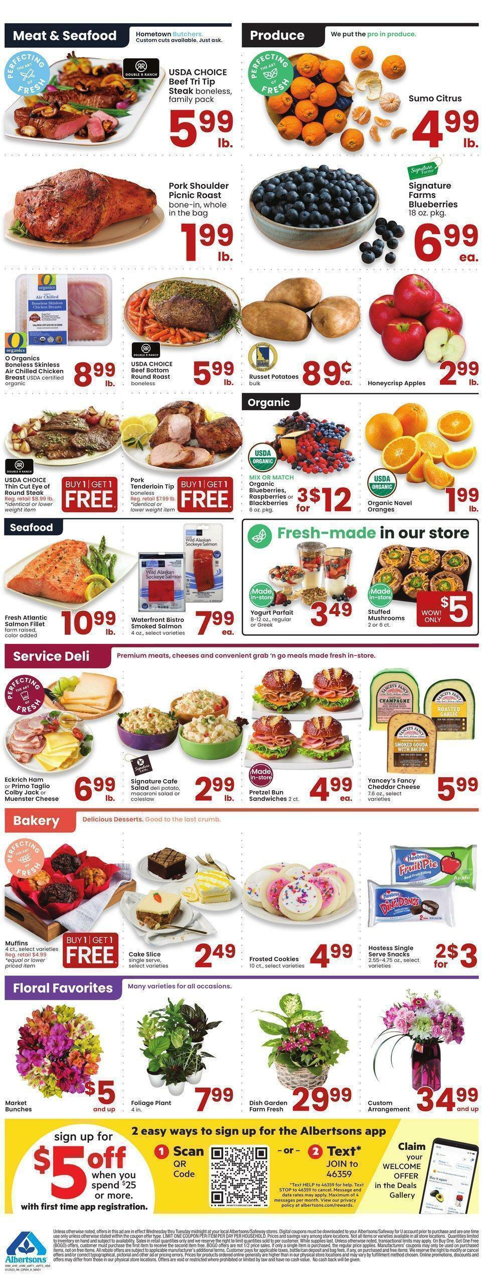 Albertsons Weekly Ad from January 25