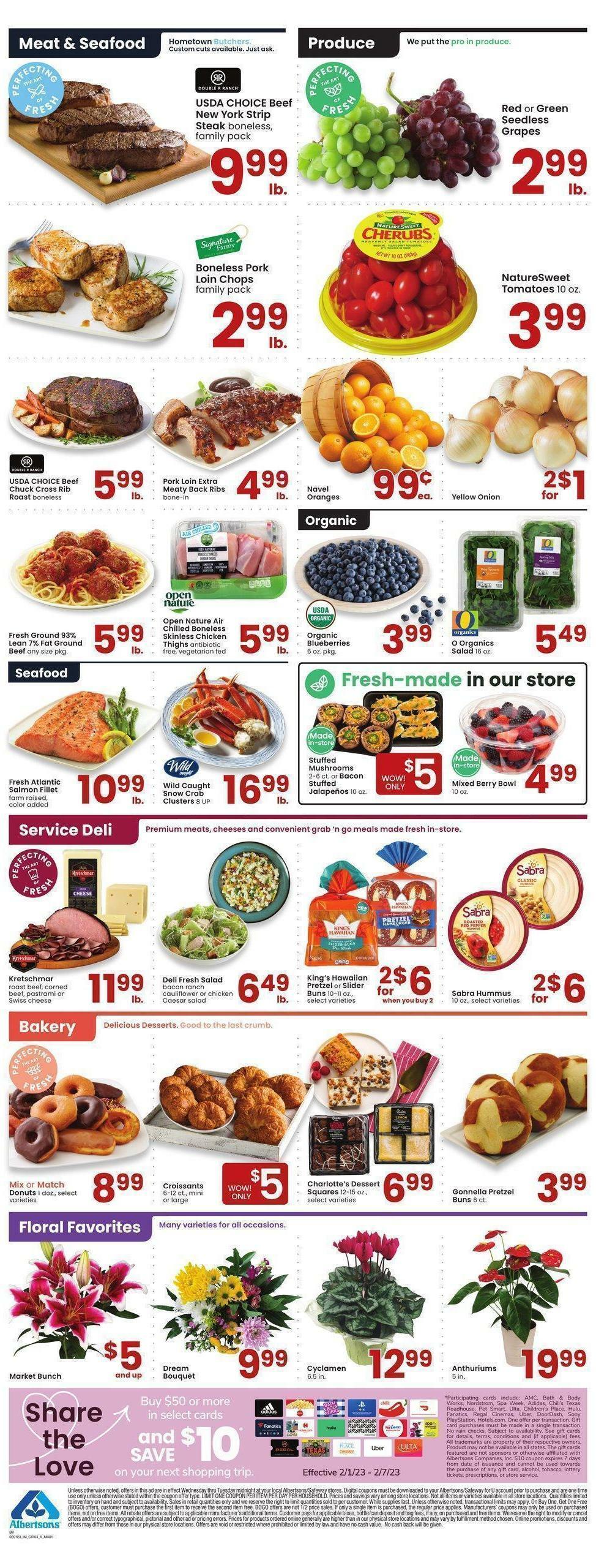 Albertsons Weekly Ad from February 1