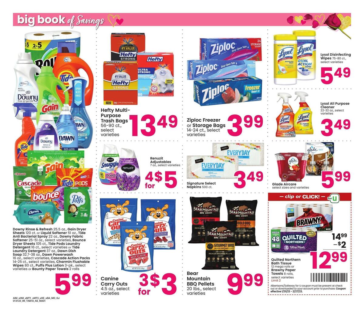 Albertsons Big Book of Savings Weekly Ad from January 31