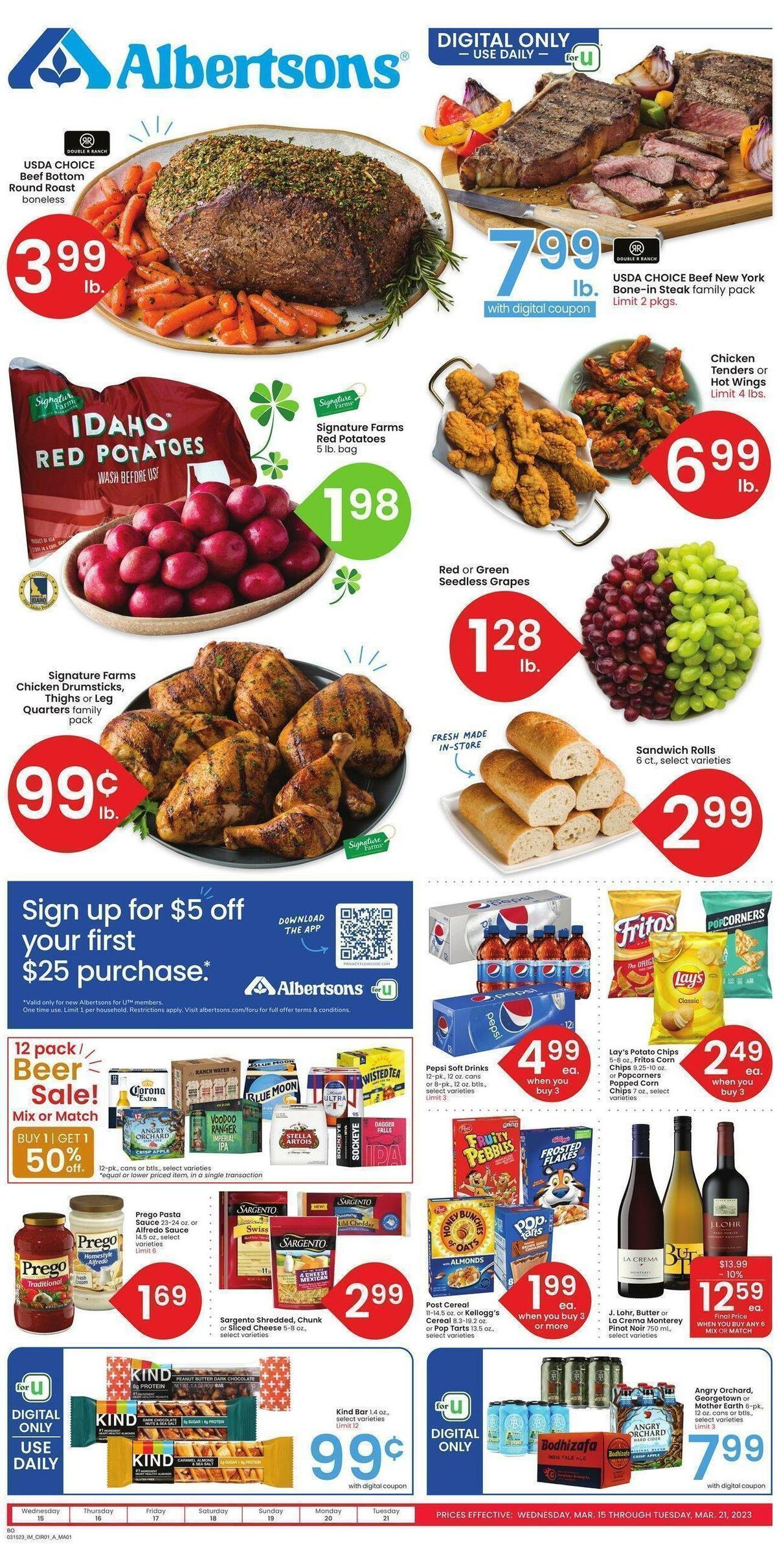 Albertsons Weekly Ad from March 15