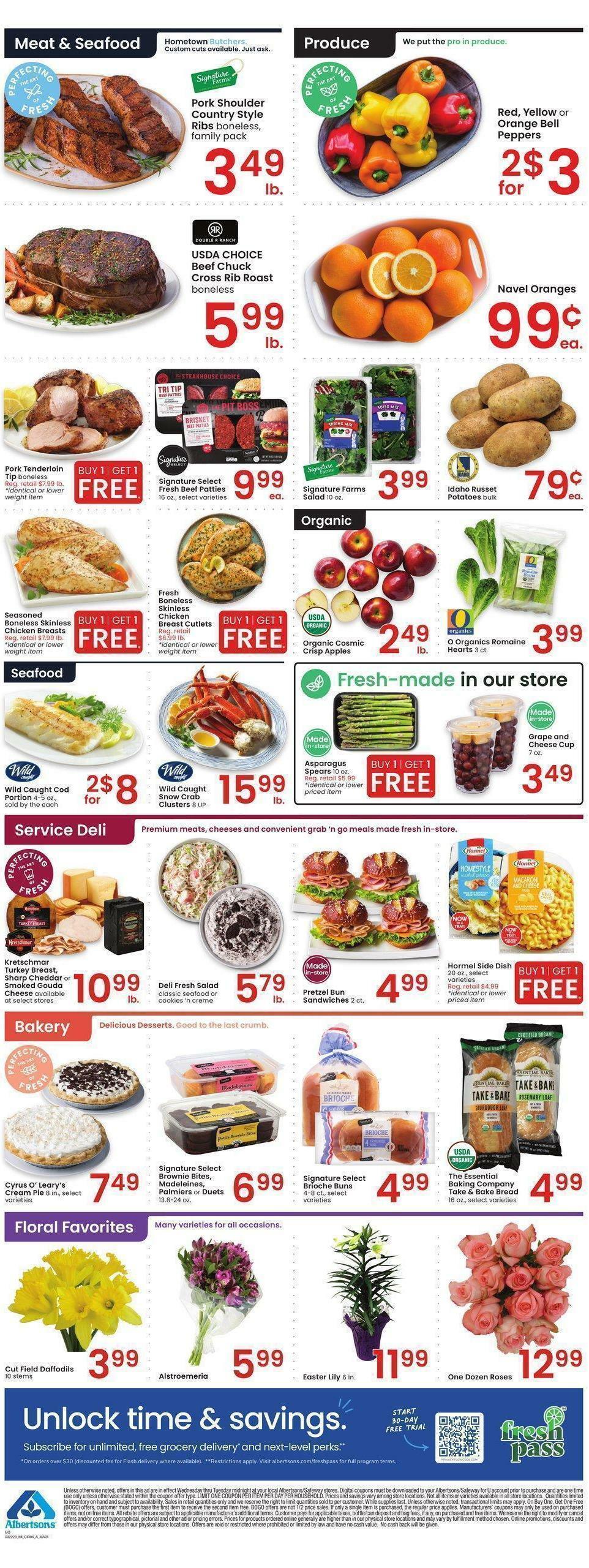 Albertsons Weekly Ad from March 22