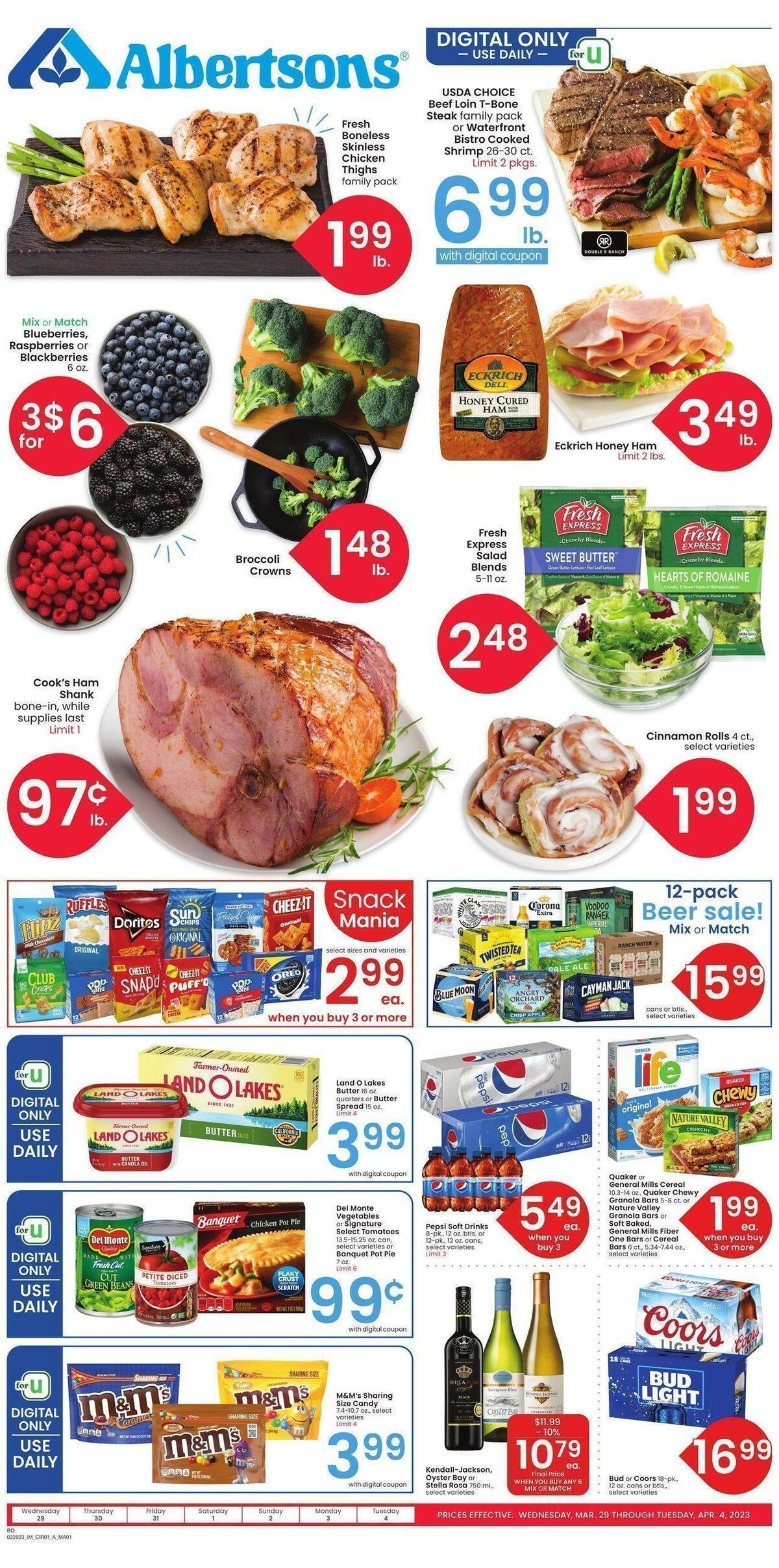 Albertsons Weekly Ad from March 29