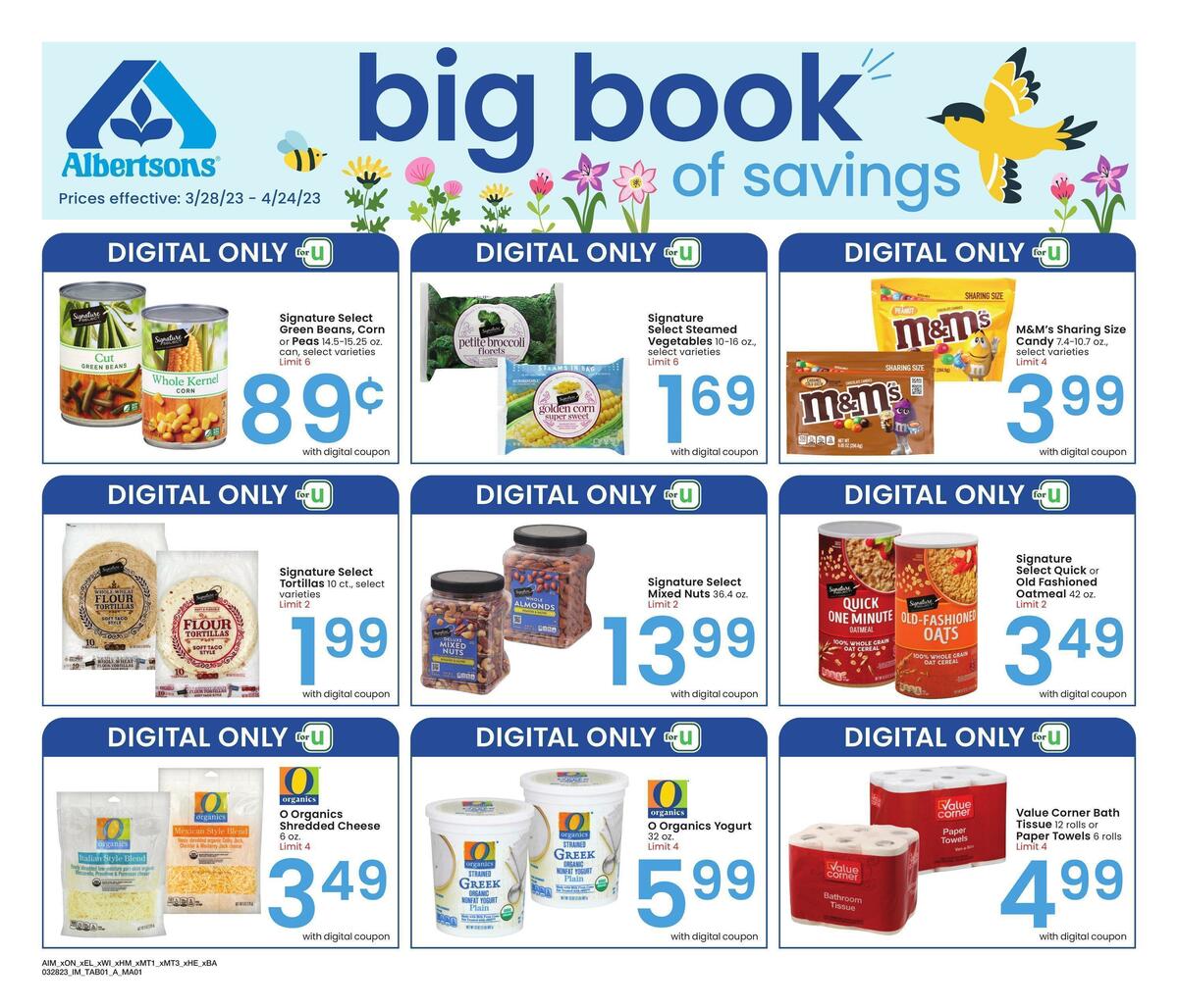 Albertsons Big Book of Savings Weekly Ad from March 28