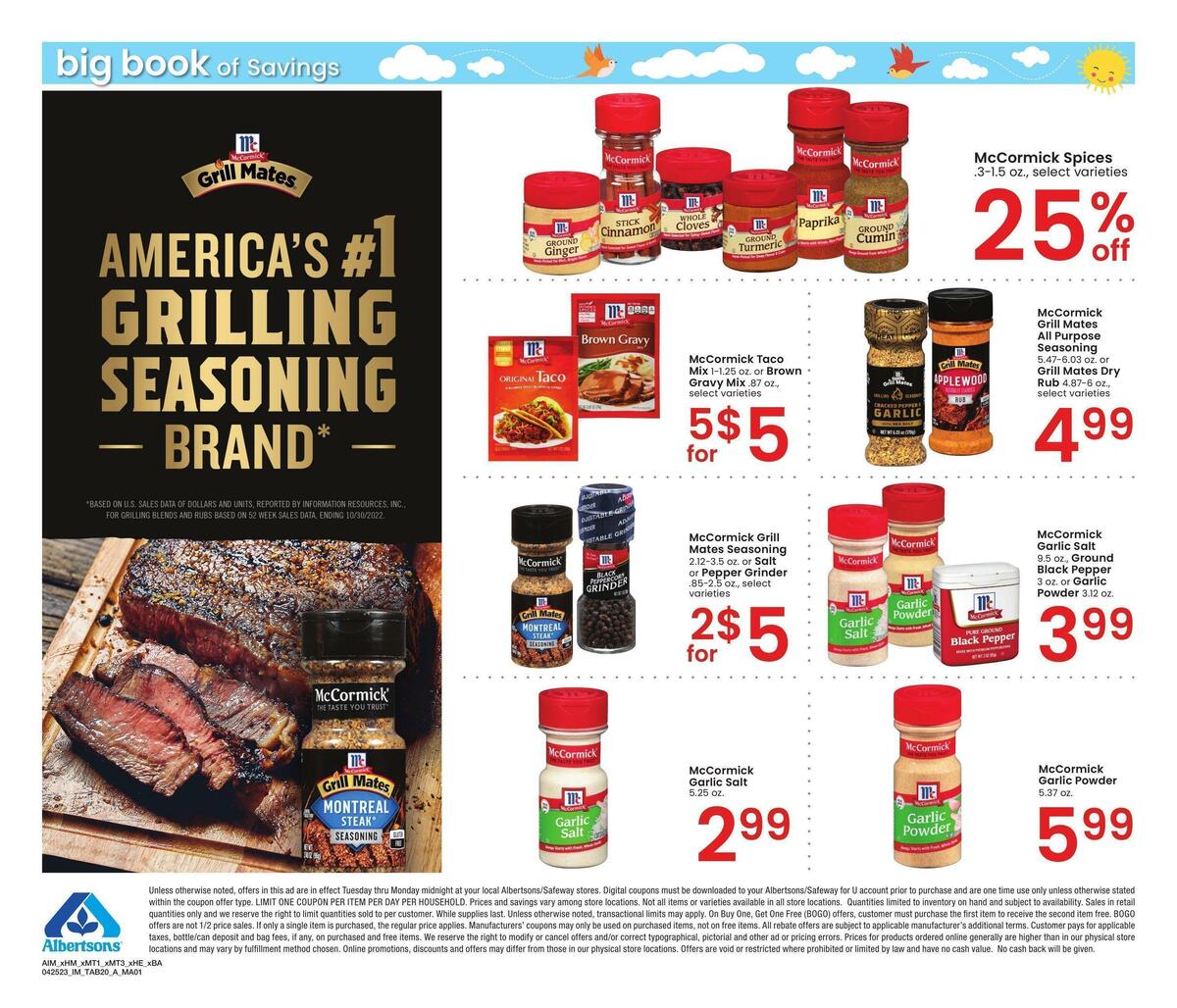 Albertsons Big Book of Savings Weekly Ad from April 25