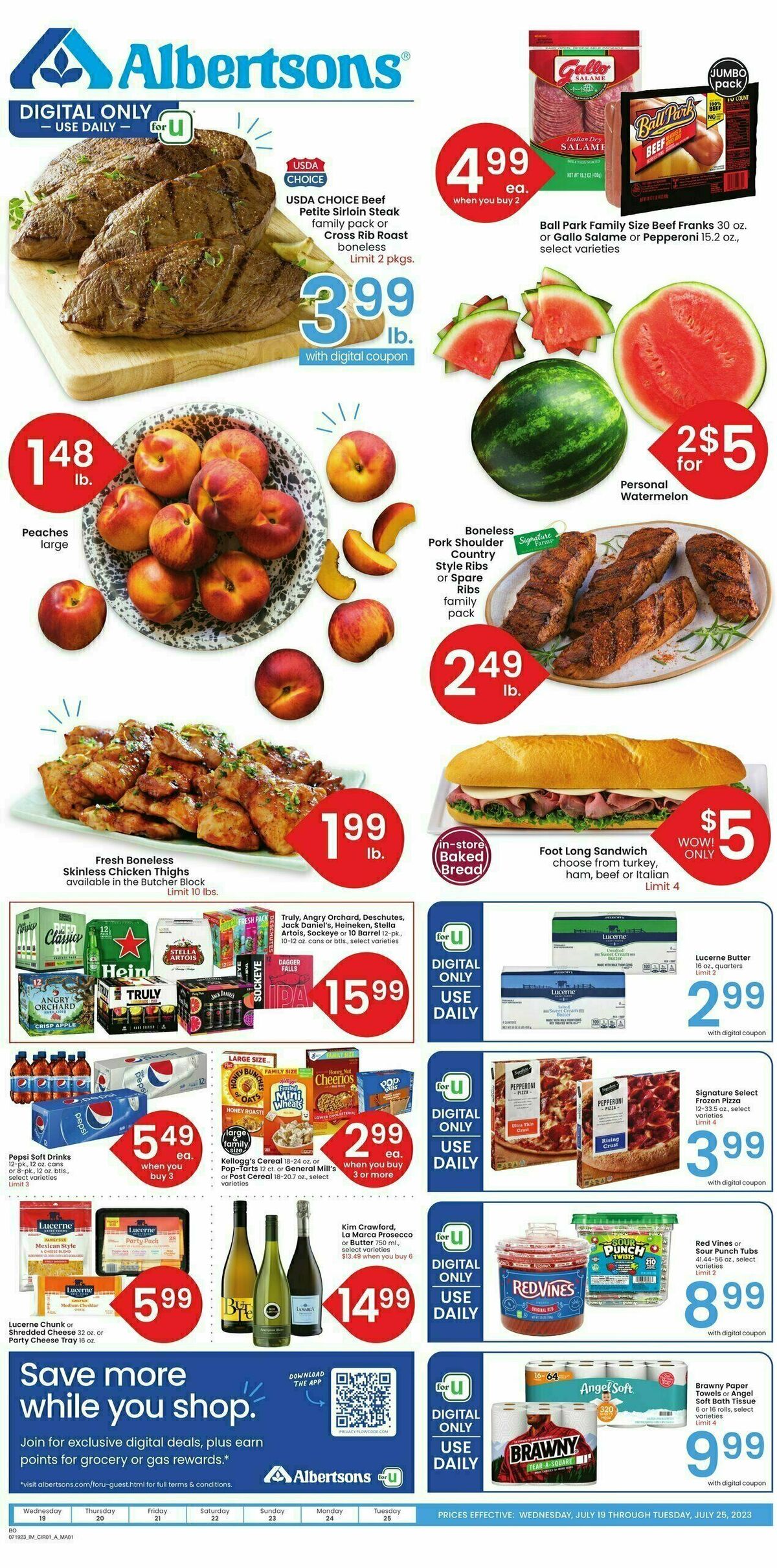 Albertsons Weekly Ad from July 19