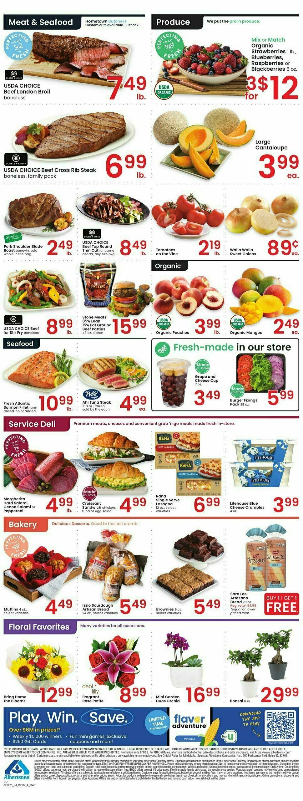 Albertsons Weekly Ad from July 19