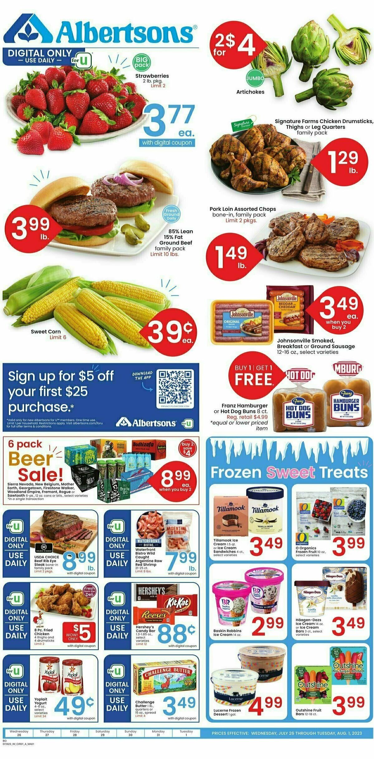 Albertsons Weekly Ad from July 26