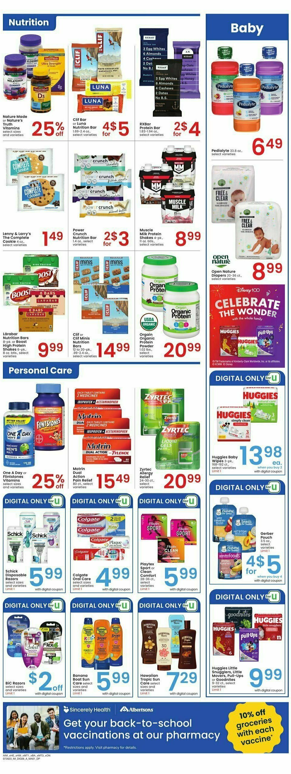 Albertsons Weekly Ad from July 26