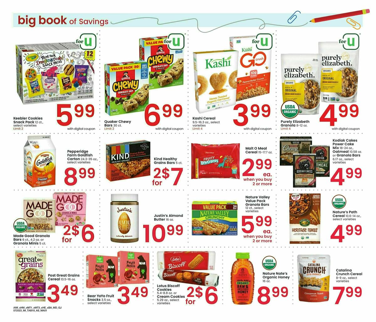 Albertsons Big Book of Savings Weekly Ad from July 25