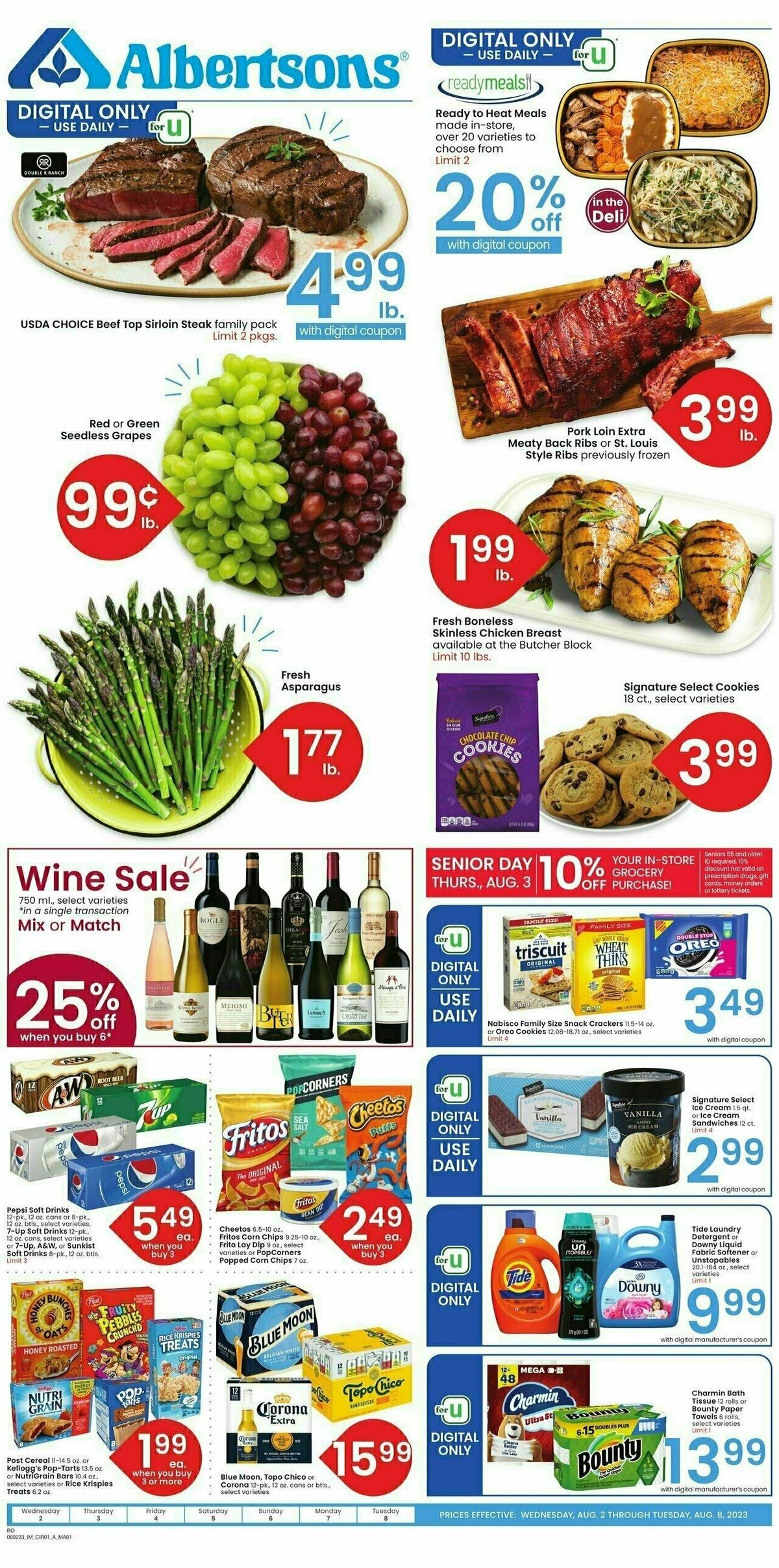 Albertsons Weekly Ad from August 2