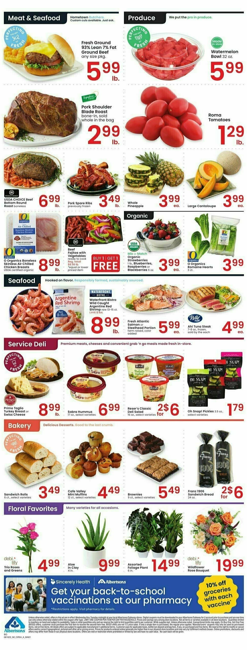 Albertsons Weekly Ad from August 16