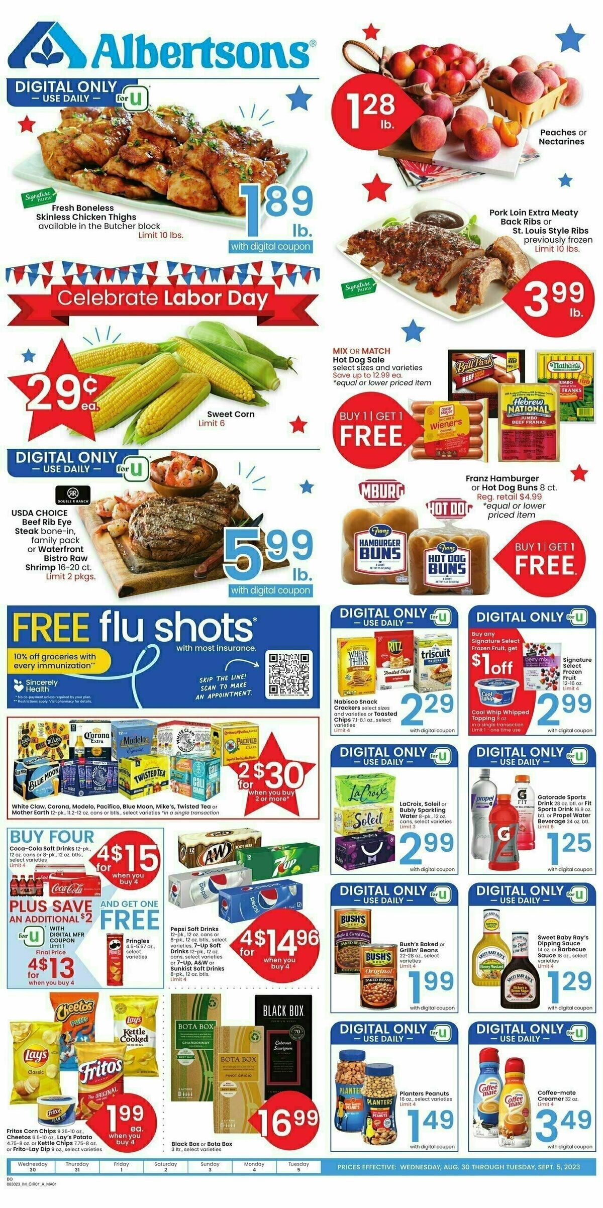 Albertsons Weekly Ad from August 30