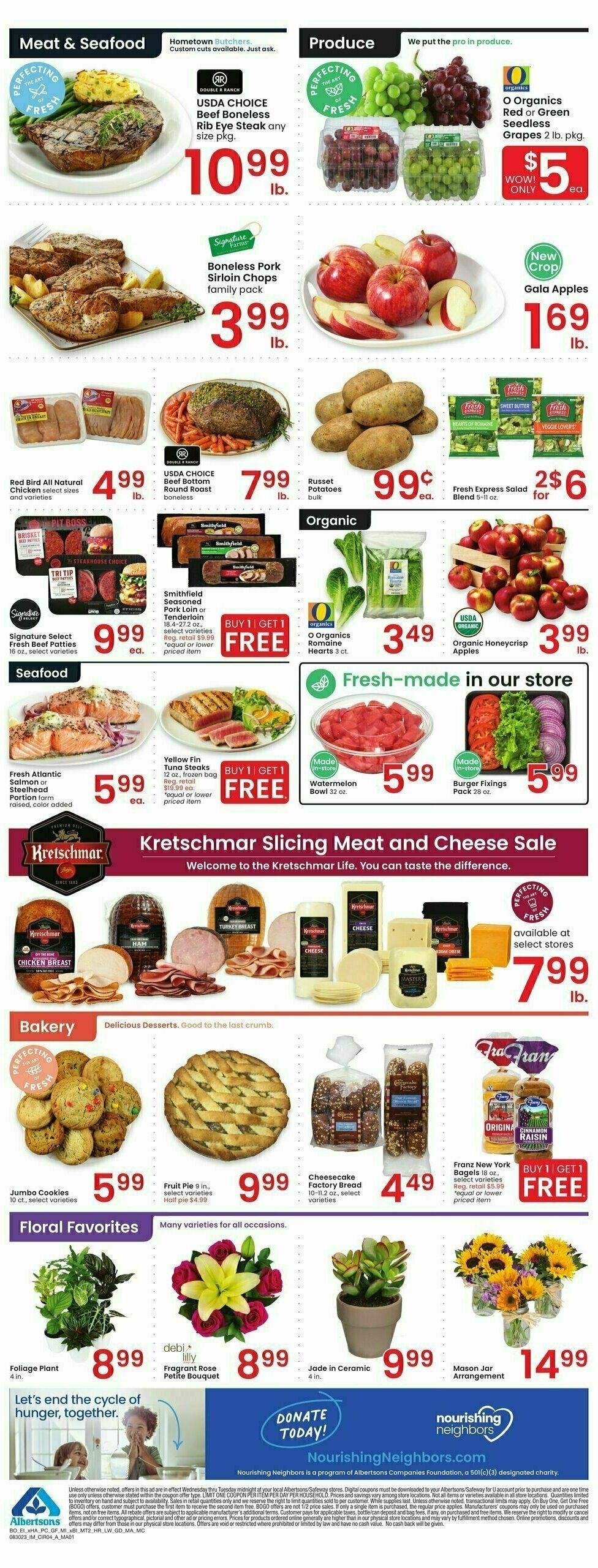 Albertsons Weekly Ad from August 30
