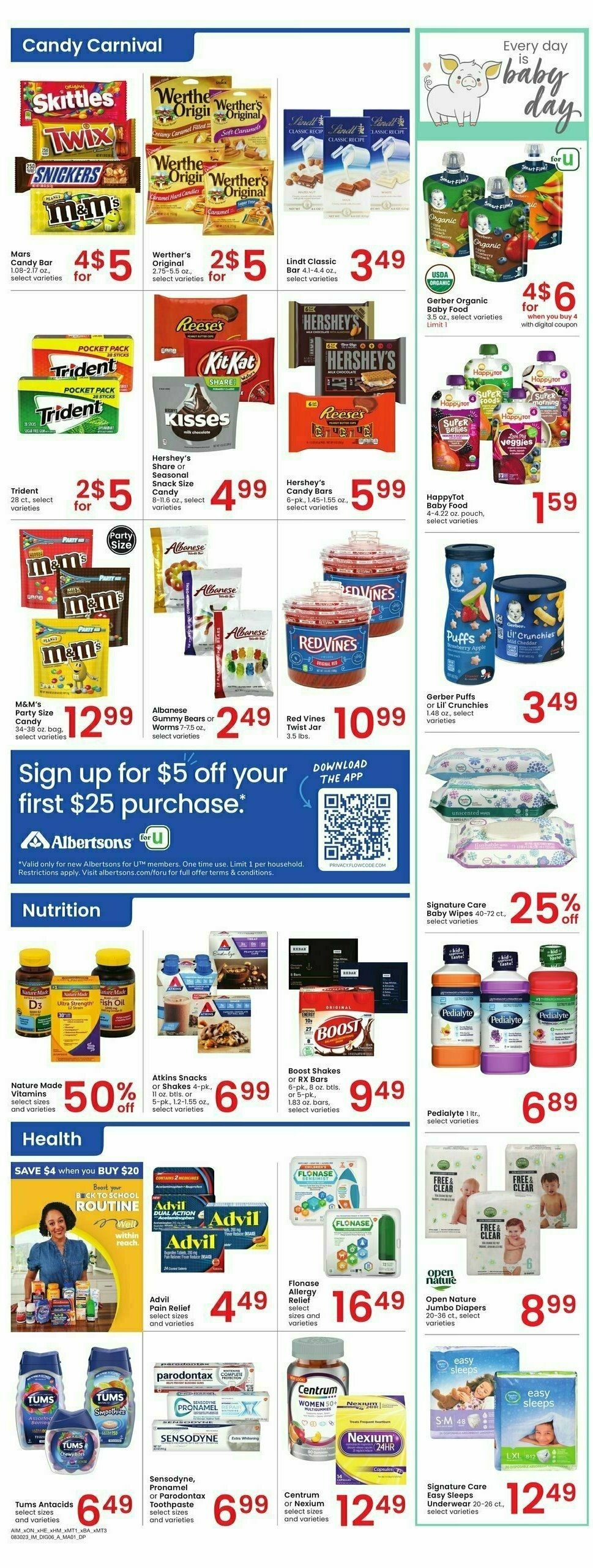 Albertsons Weekly Ad from August 30