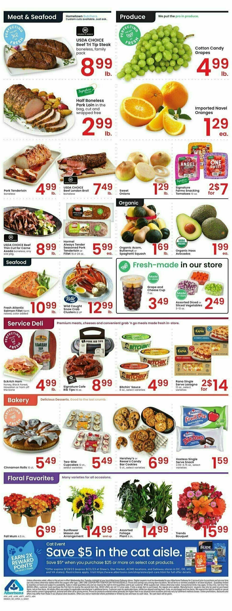 Albertsons Weekly Ad from September 6