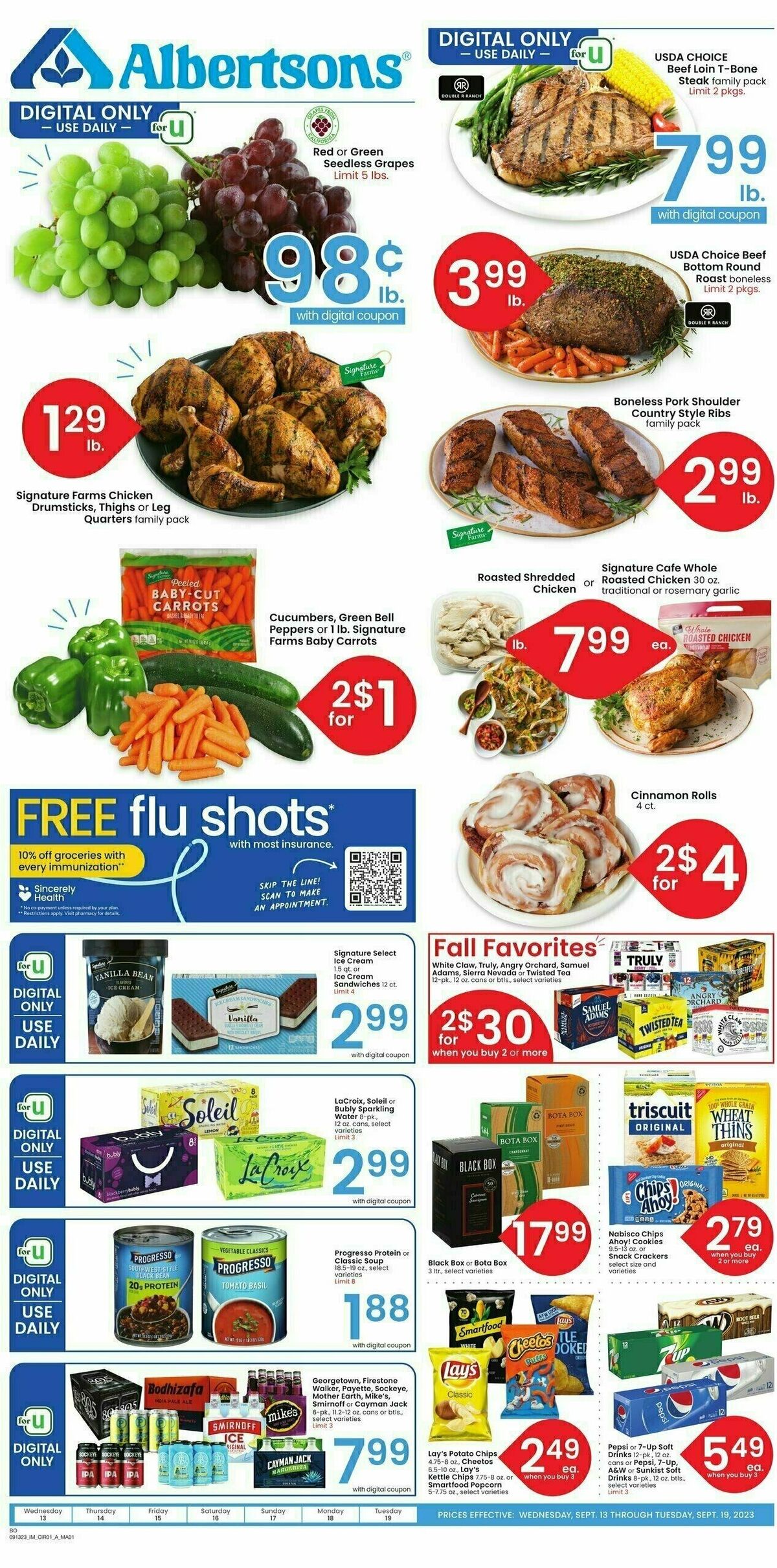 Albertsons Weekly Ad from September 13