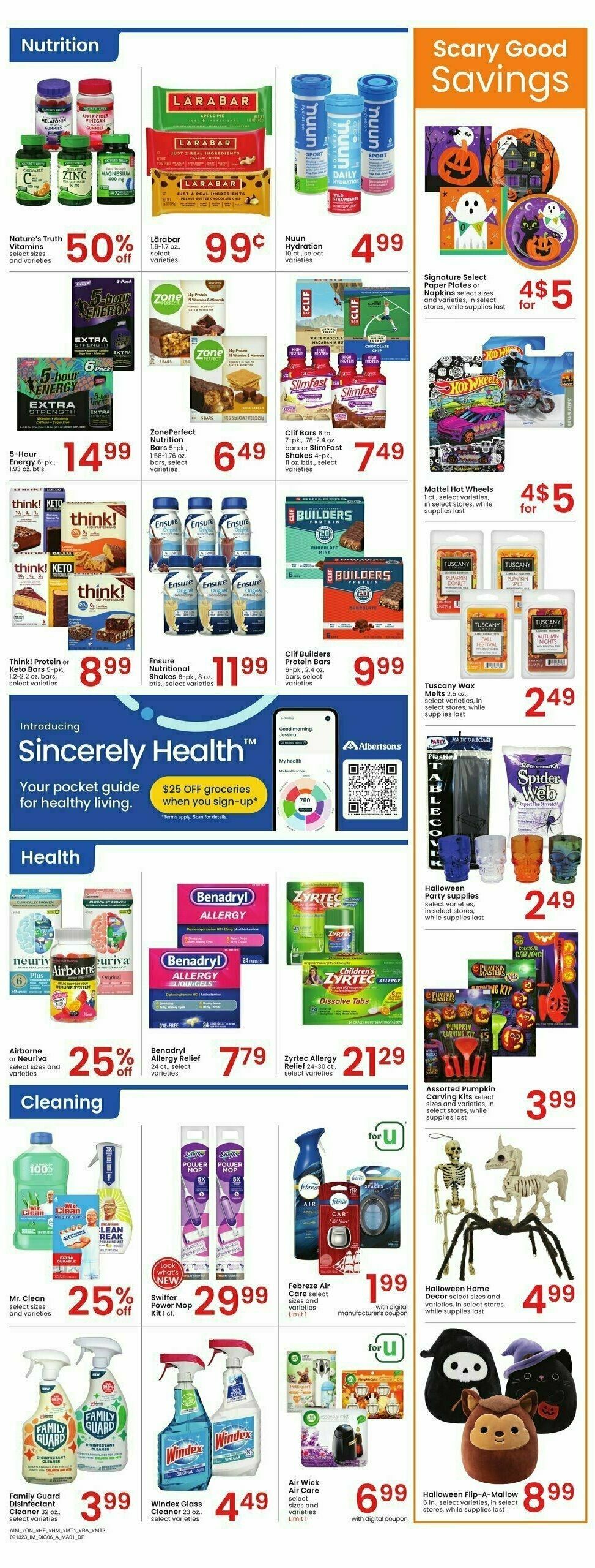 Albertsons Weekly Ad from September 13