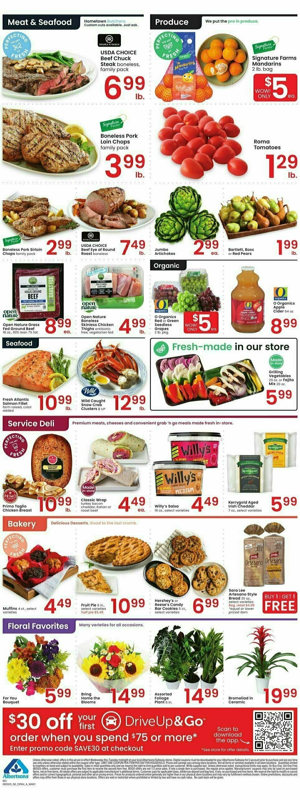 Albertsons Weekly Ad from September 20
