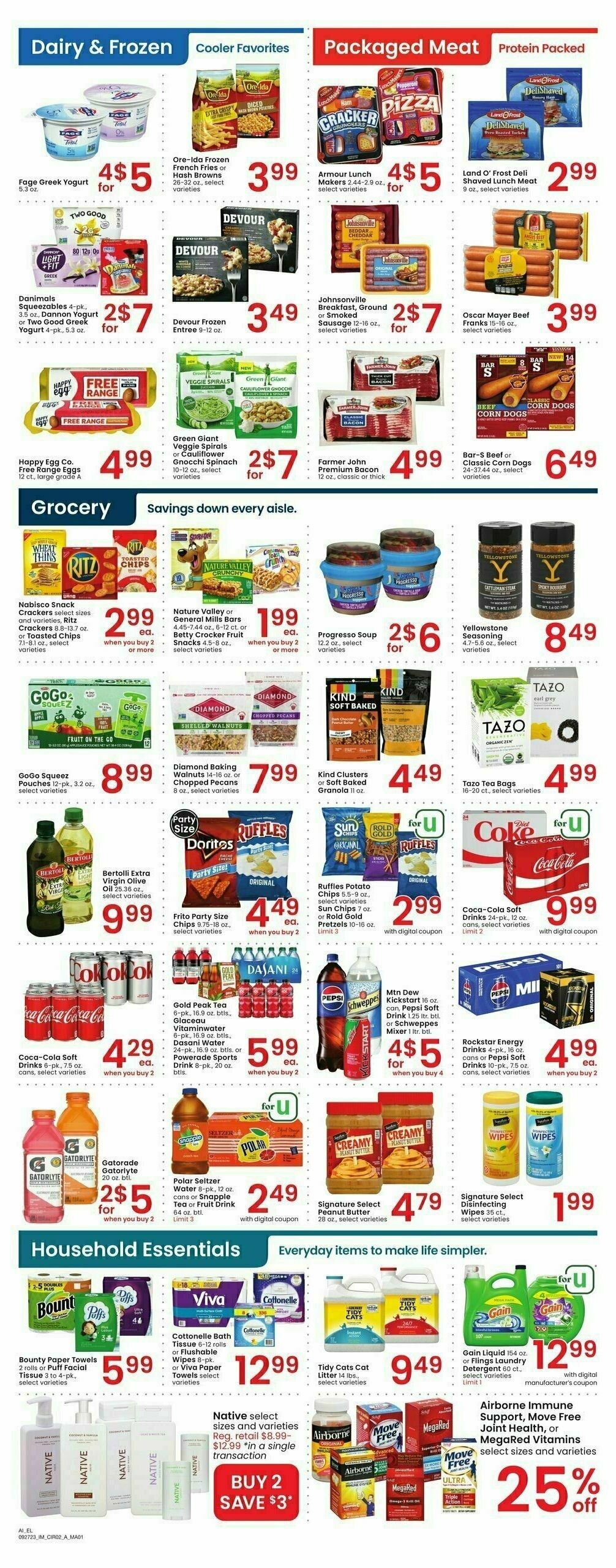 Albertsons Weekly Ad from September 27