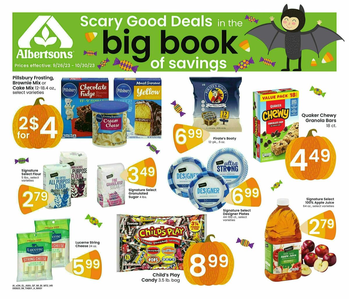 Albertsons Big Book of Savings Weekly Ad from September 26