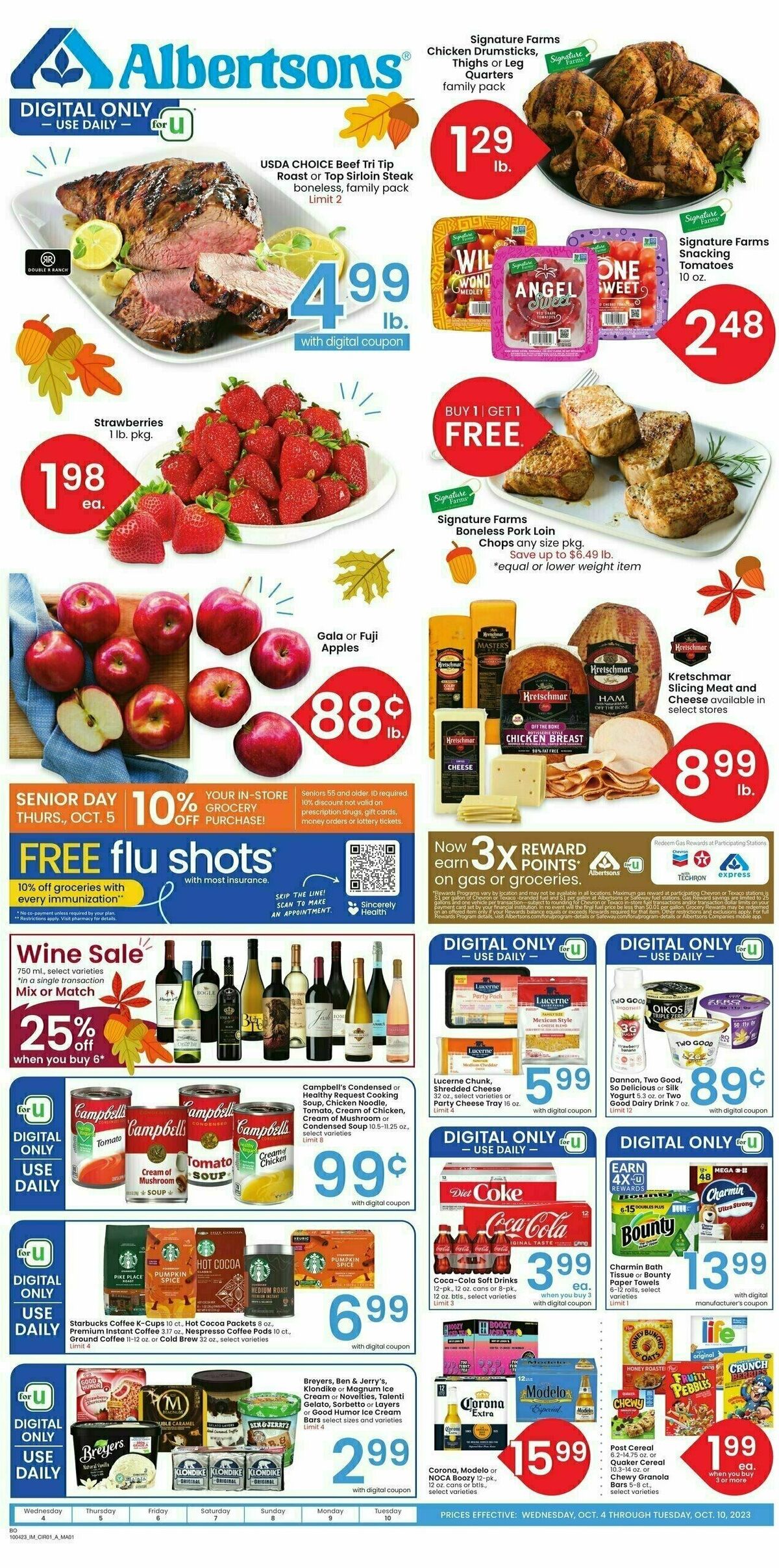 Albertsons Weekly Ad from October 4