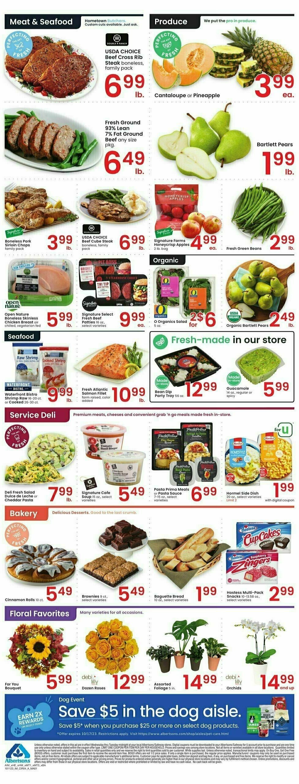 Albertsons Weekly Ad from October 11