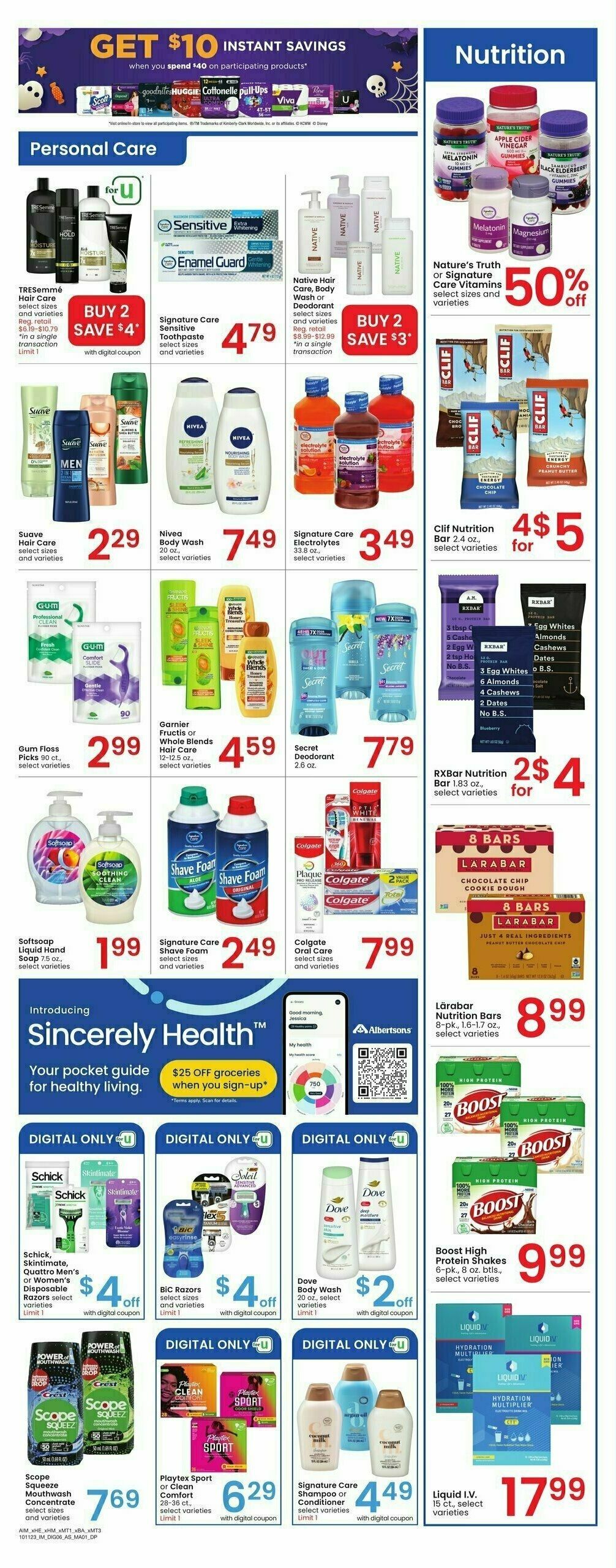 Albertsons Weekly Ad from October 11