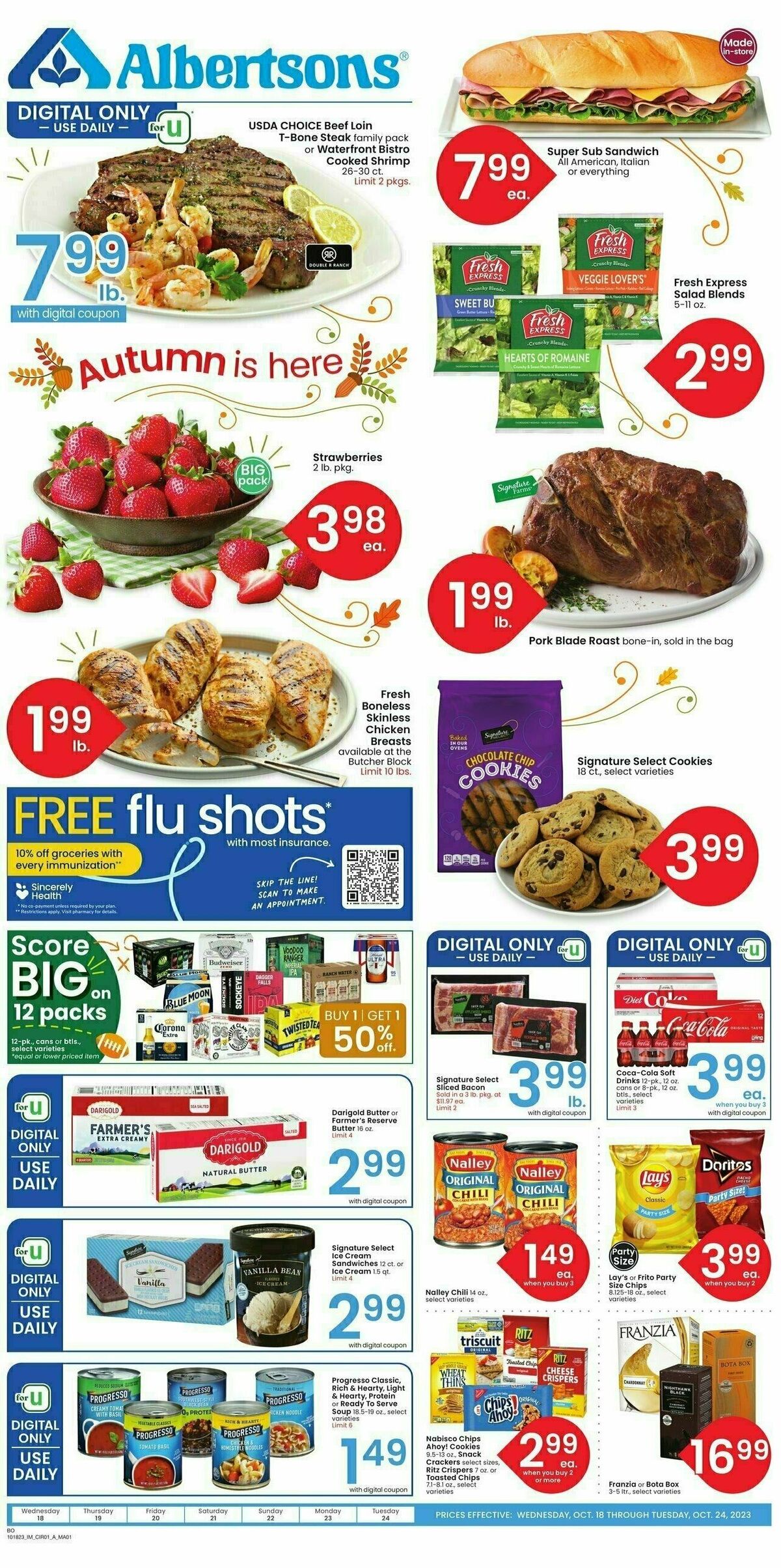 Albertsons Weekly Ad from October 18