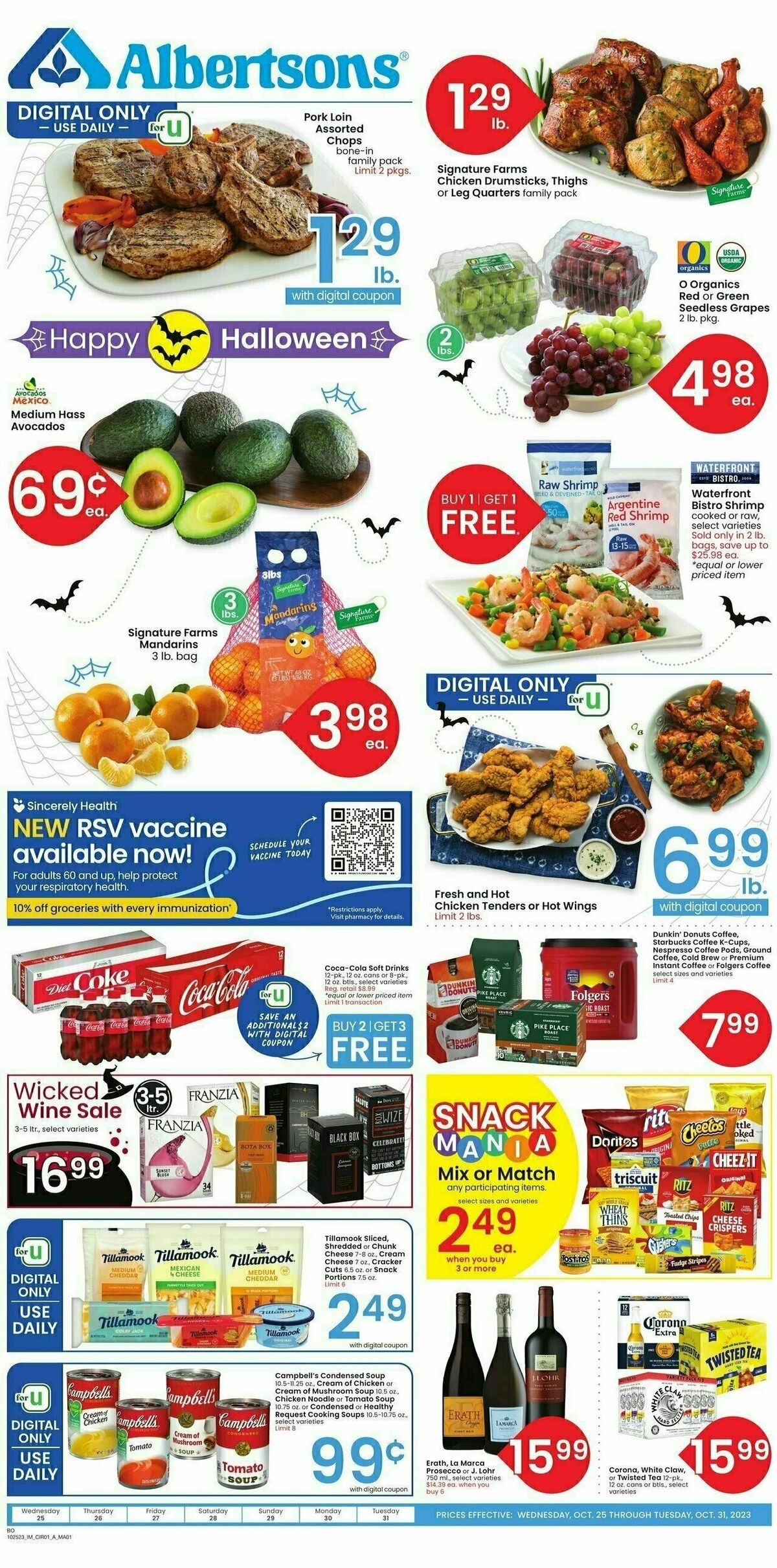 Albertsons Weekly Ad from October 25