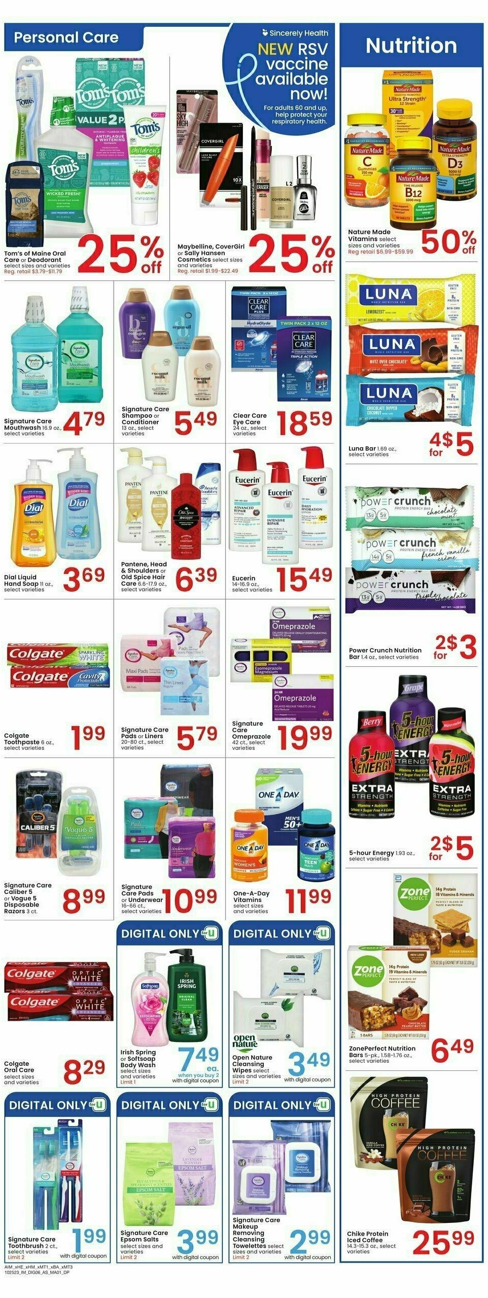 Albertsons Weekly Ad from October 25