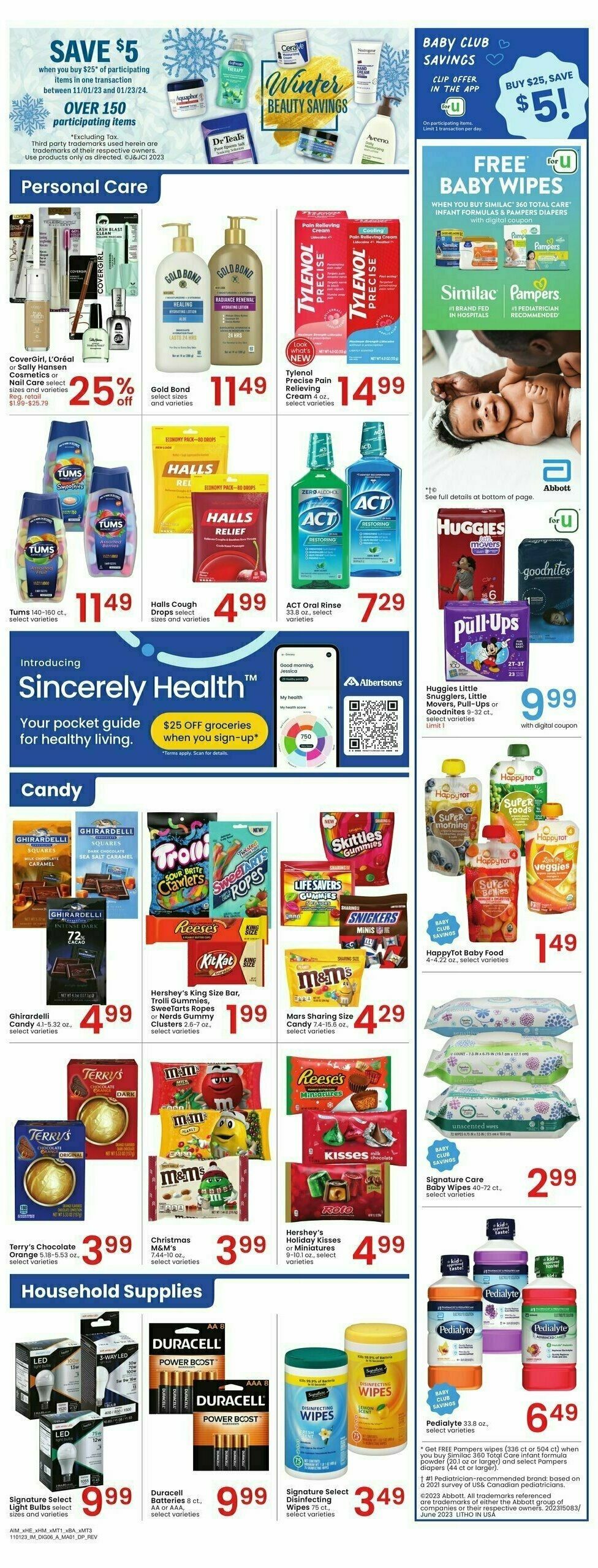 Albertsons Weekly Ad from November 1