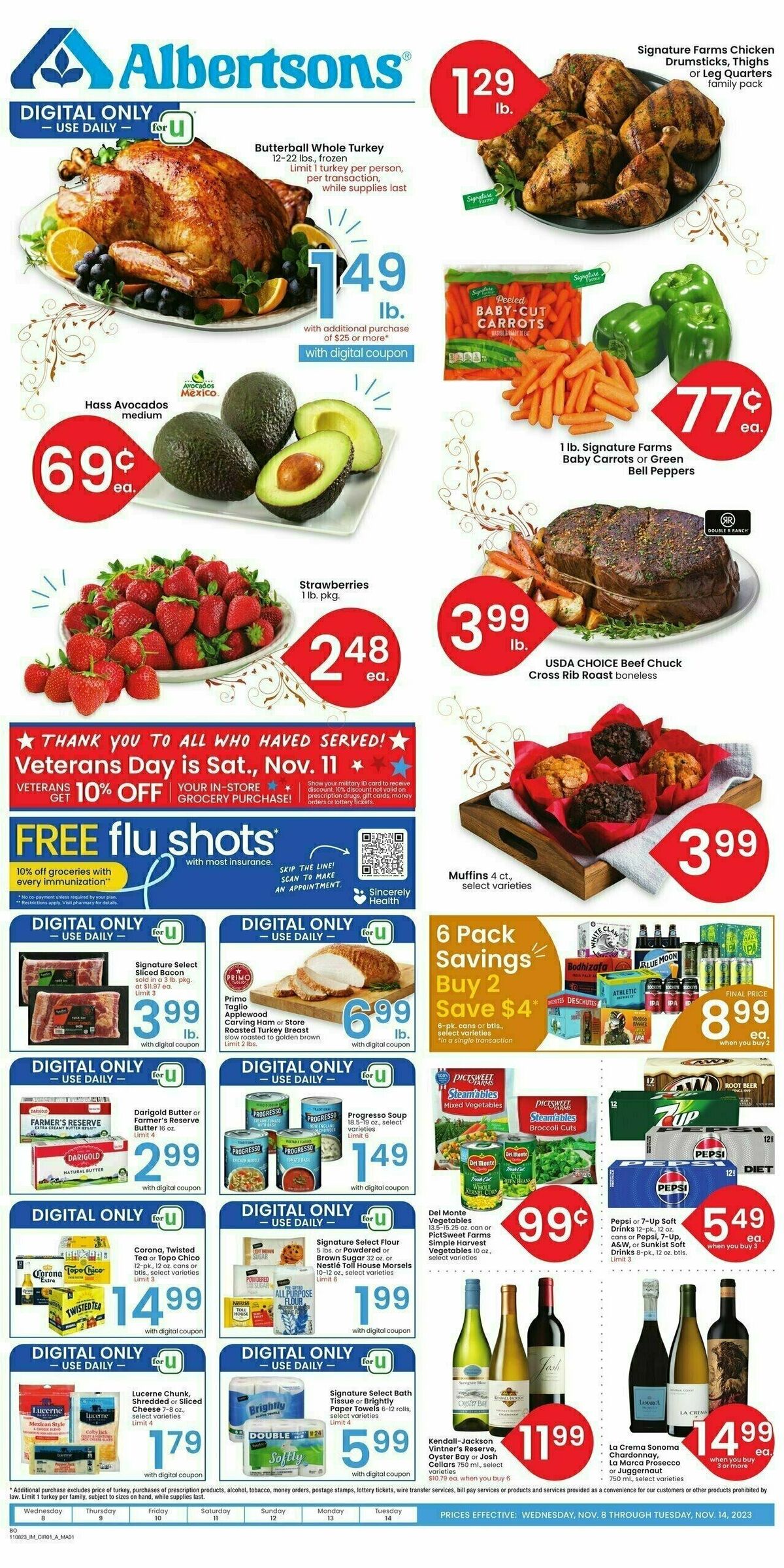 Albertsons Weekly Ad from November 8