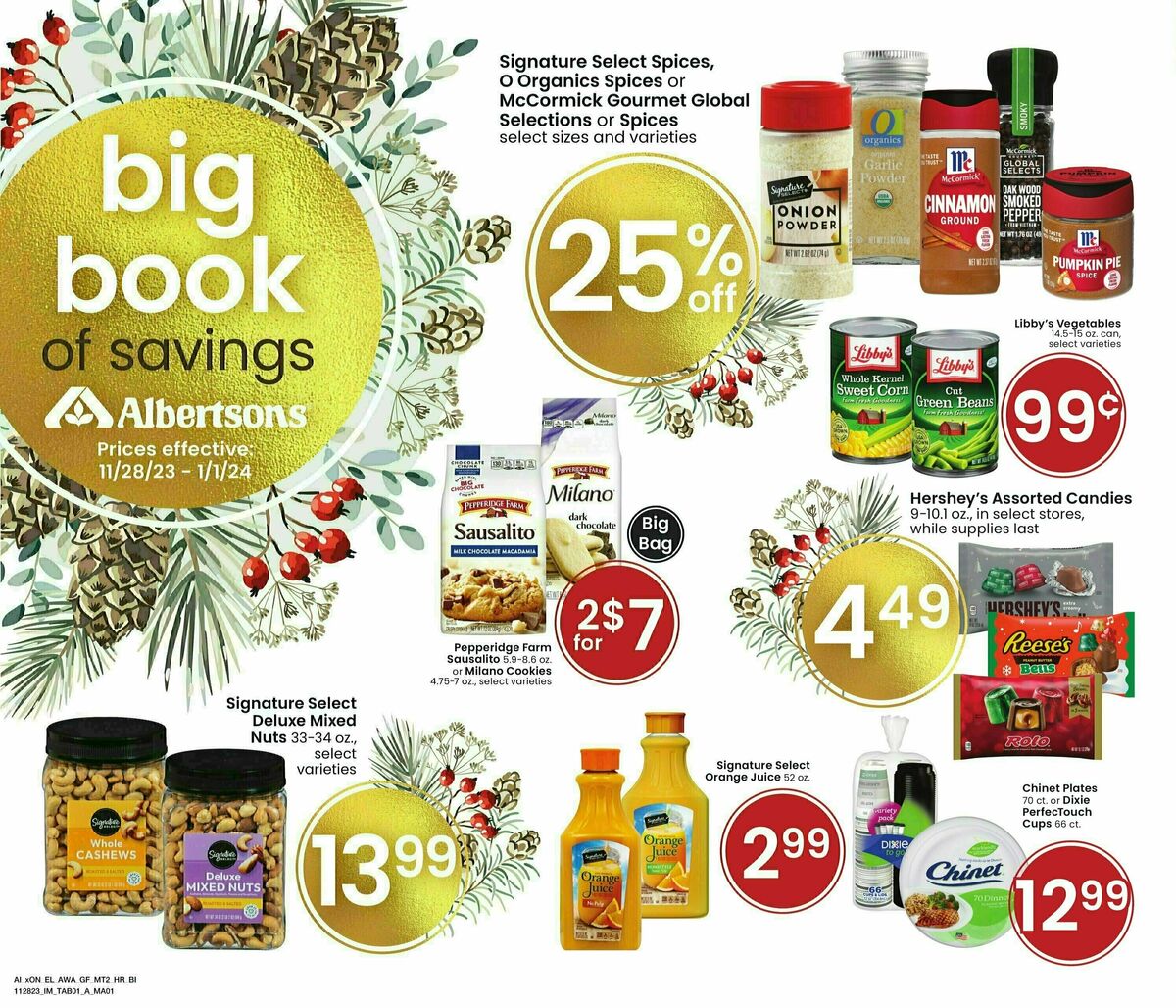 Albertsons Big Book of Savings Weekly Ad from November 28