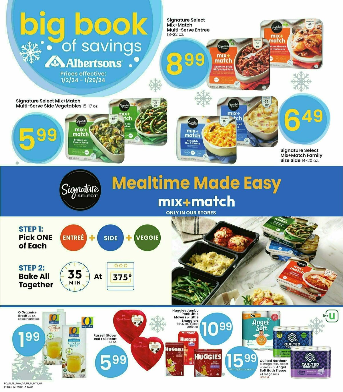 Albertsons Big Book of Savings Weekly Ad from January 2