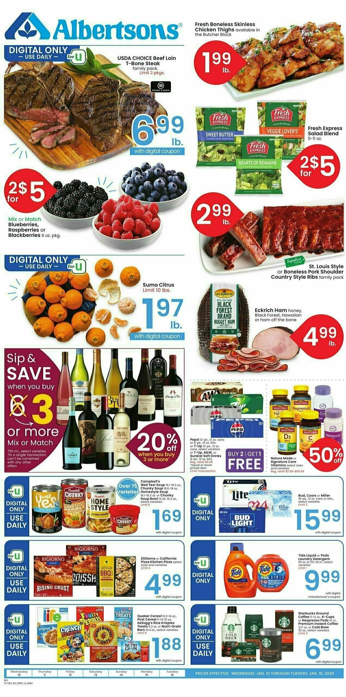 Albertsons Weekly Ad from January 10
