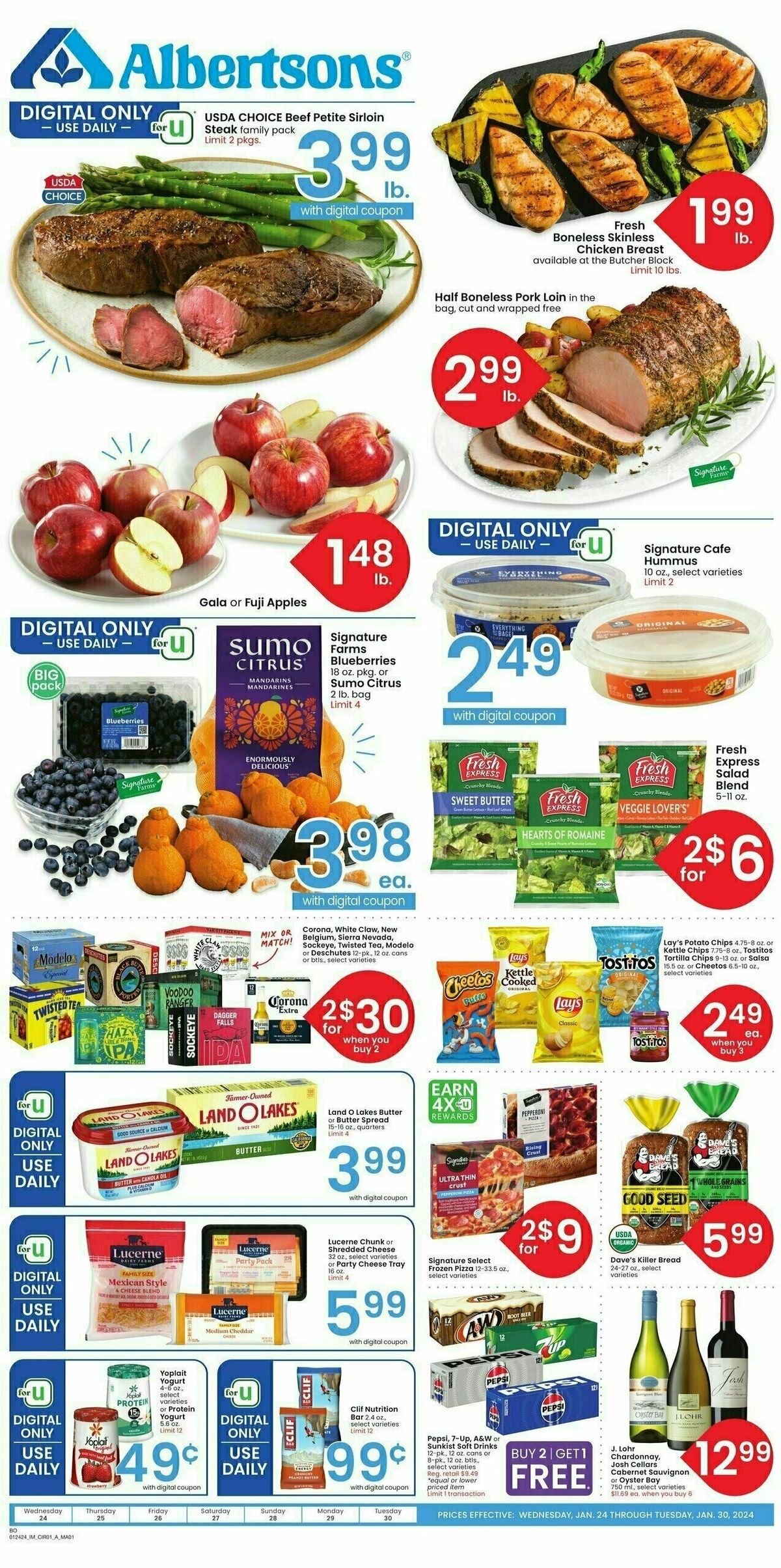 Albertsons Weekly Ad from January 24
