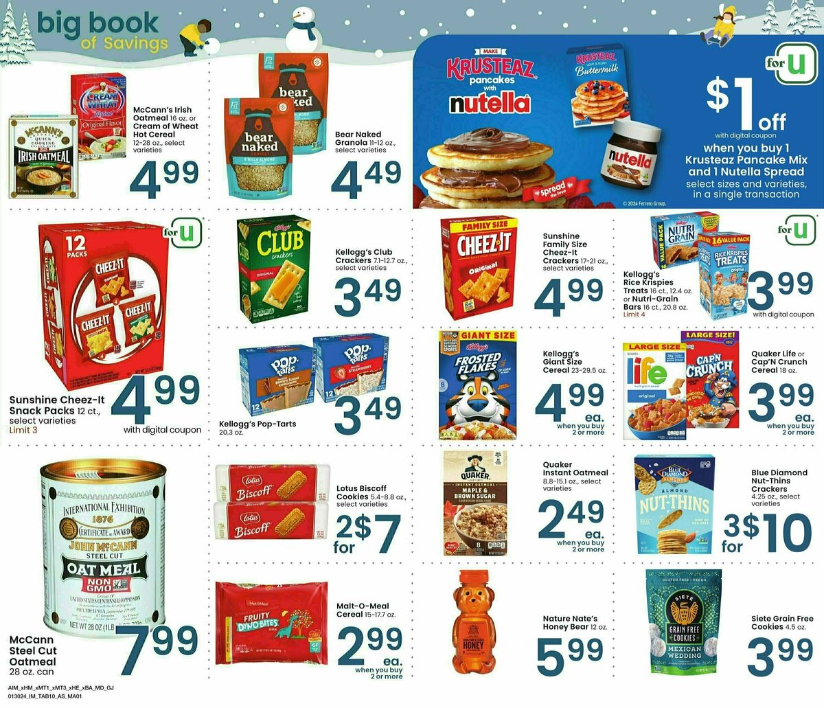 Albertsons Big Book of Savings Weekly Ad from January 30