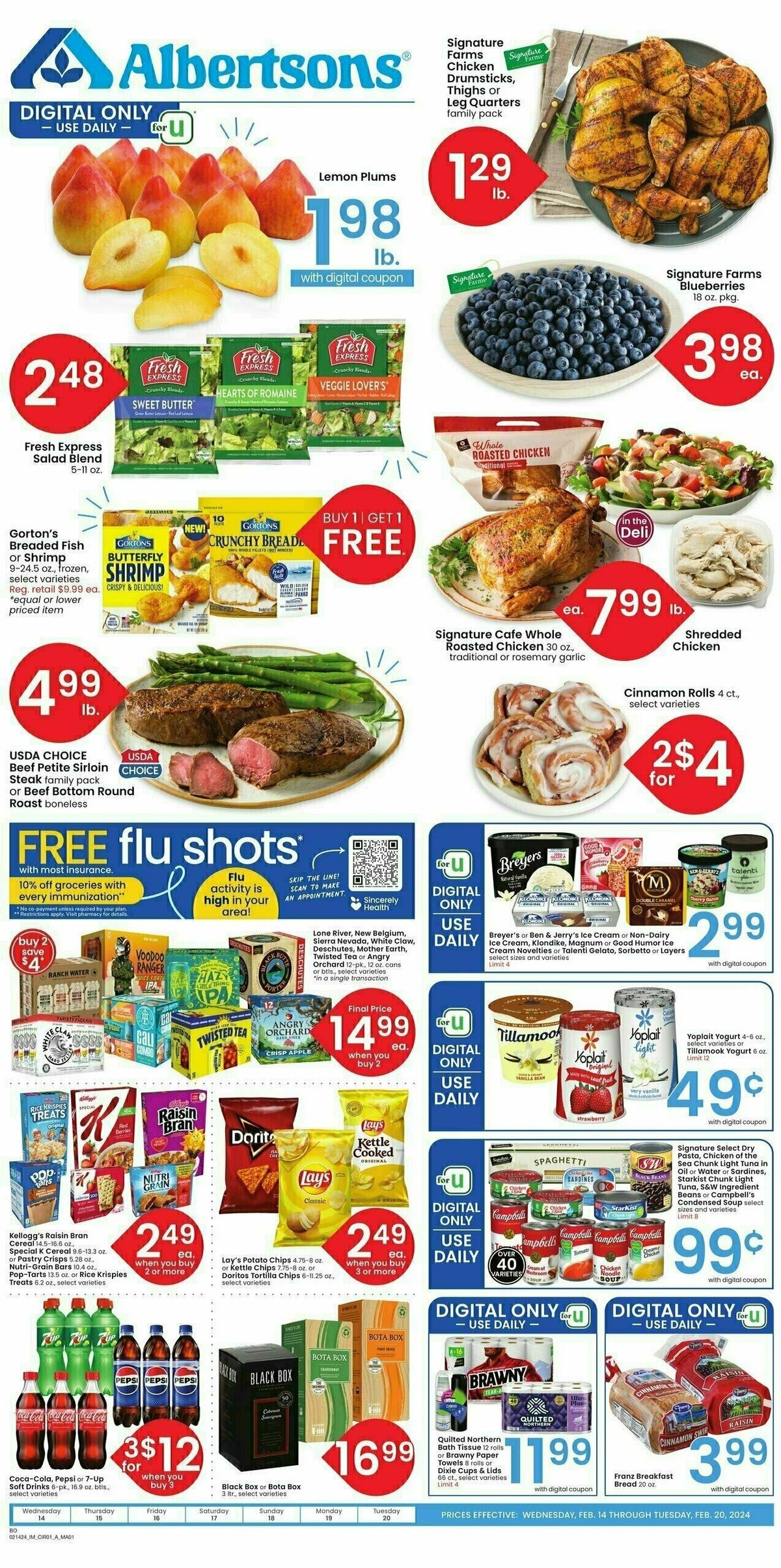 Albertsons Weekly Ad from February 14