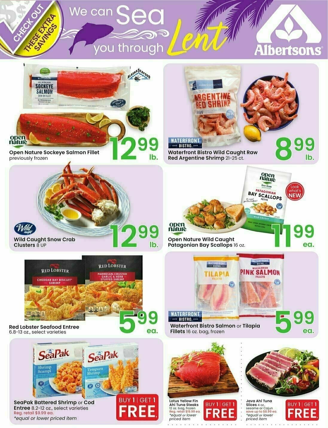 Albertsons Bonus Savings Weekly Ad from February 14