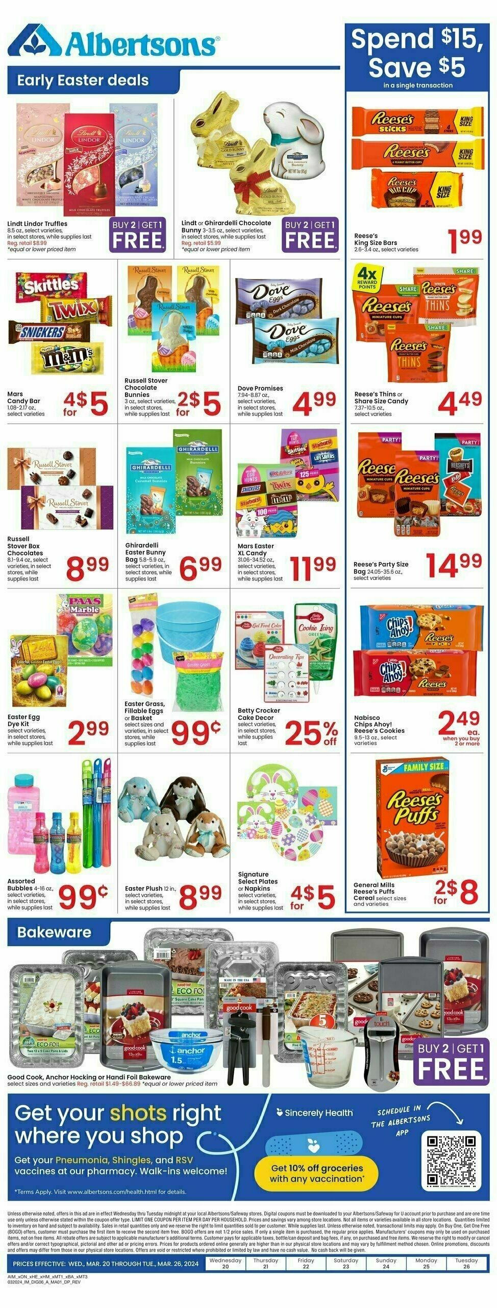 Albertsons Weekly Ad from March 20