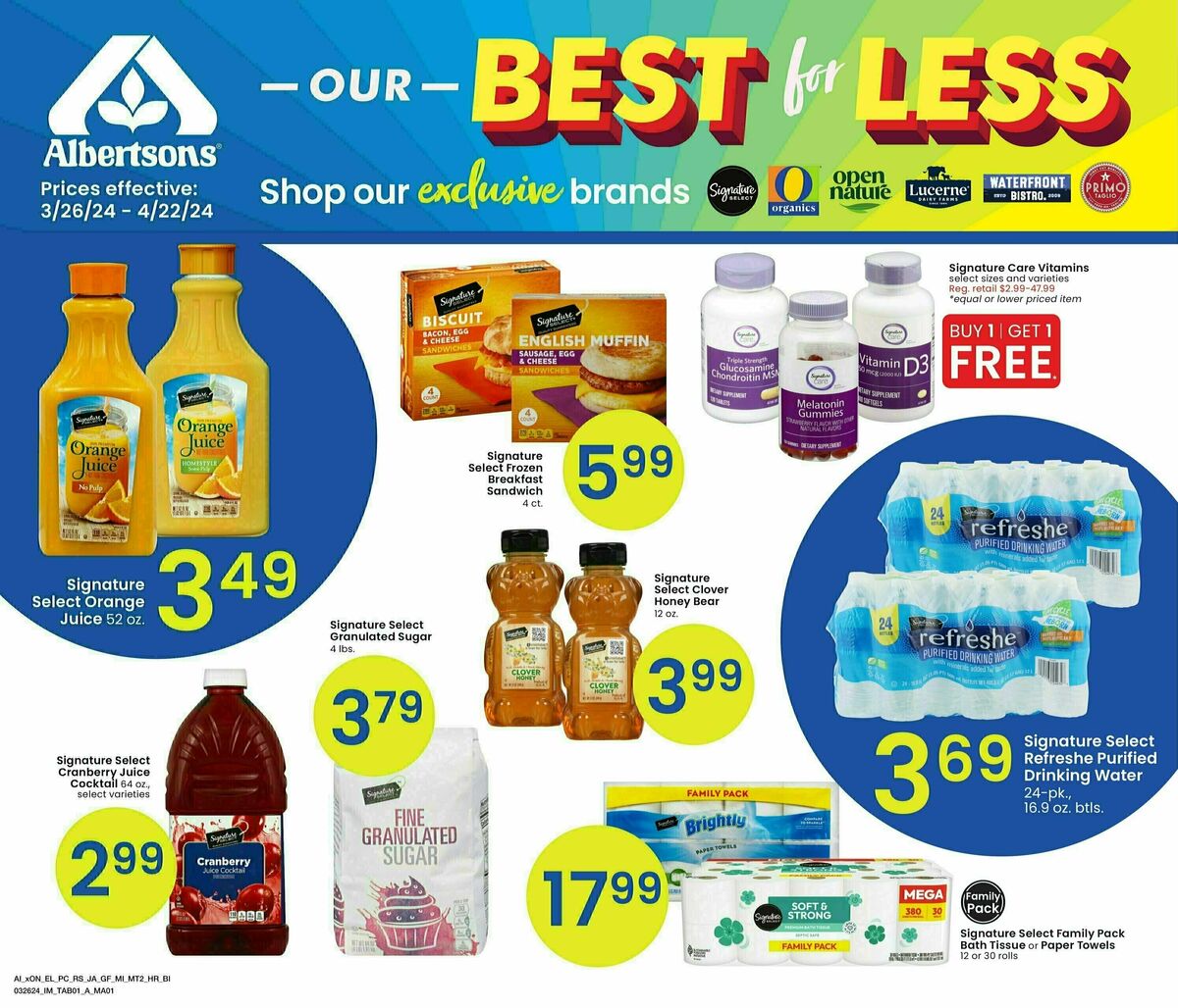 Albertsons Big Book of Savings Weekly Ad from March 26