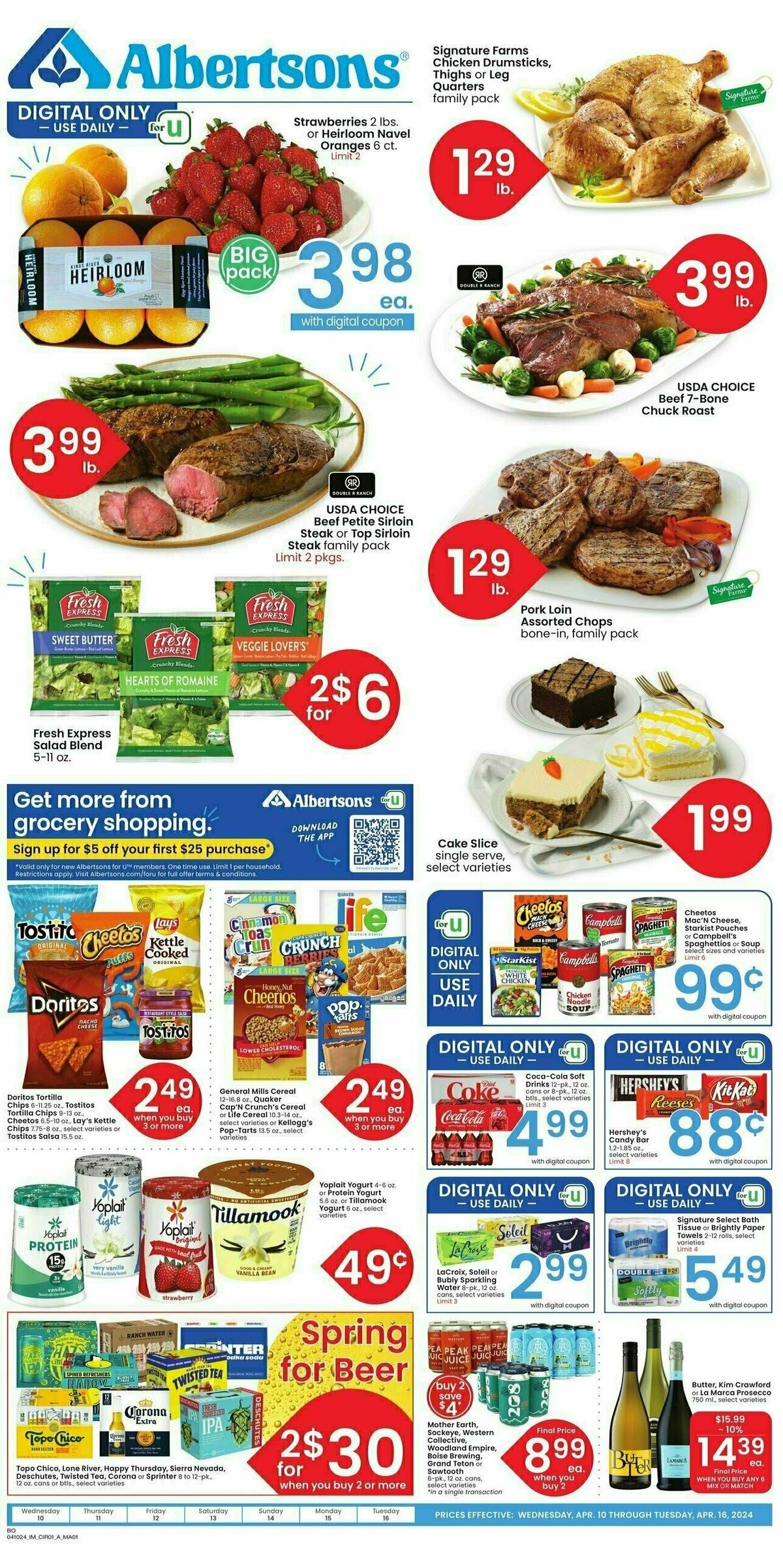 Albertsons Weekly Ad from April 10